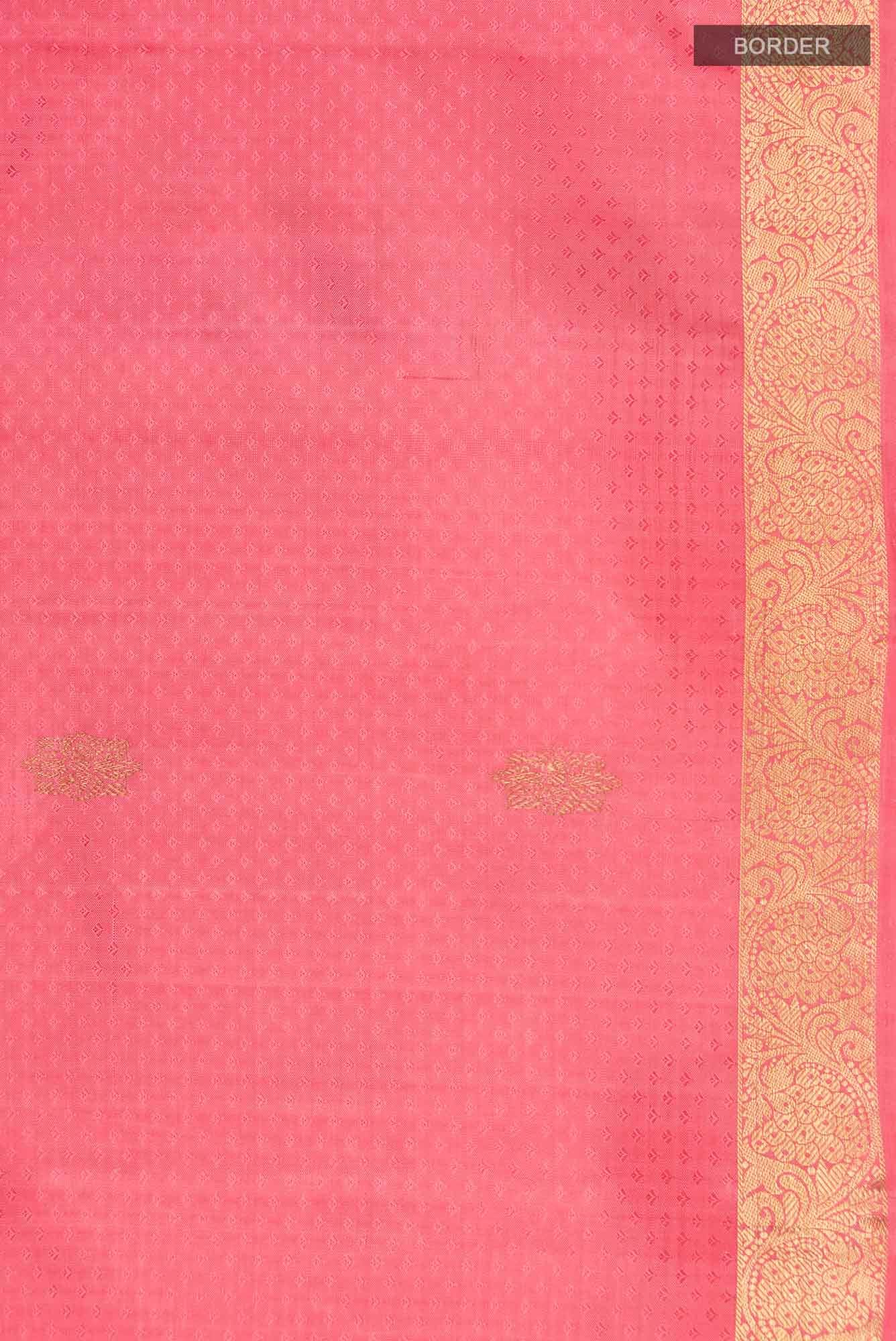 Pink Kanchipuram Silk Saree