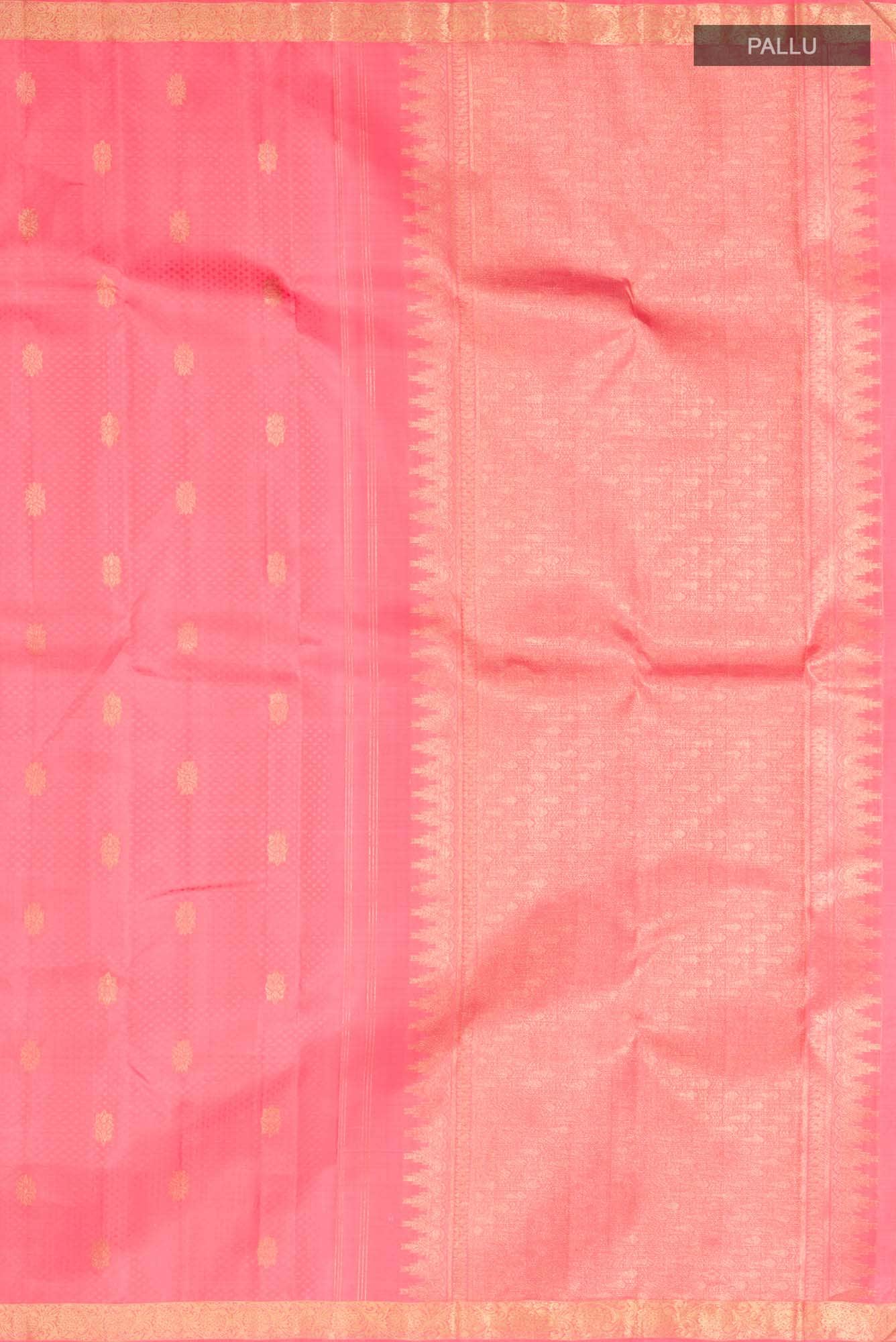 Pink Kanchipuram Silk Saree