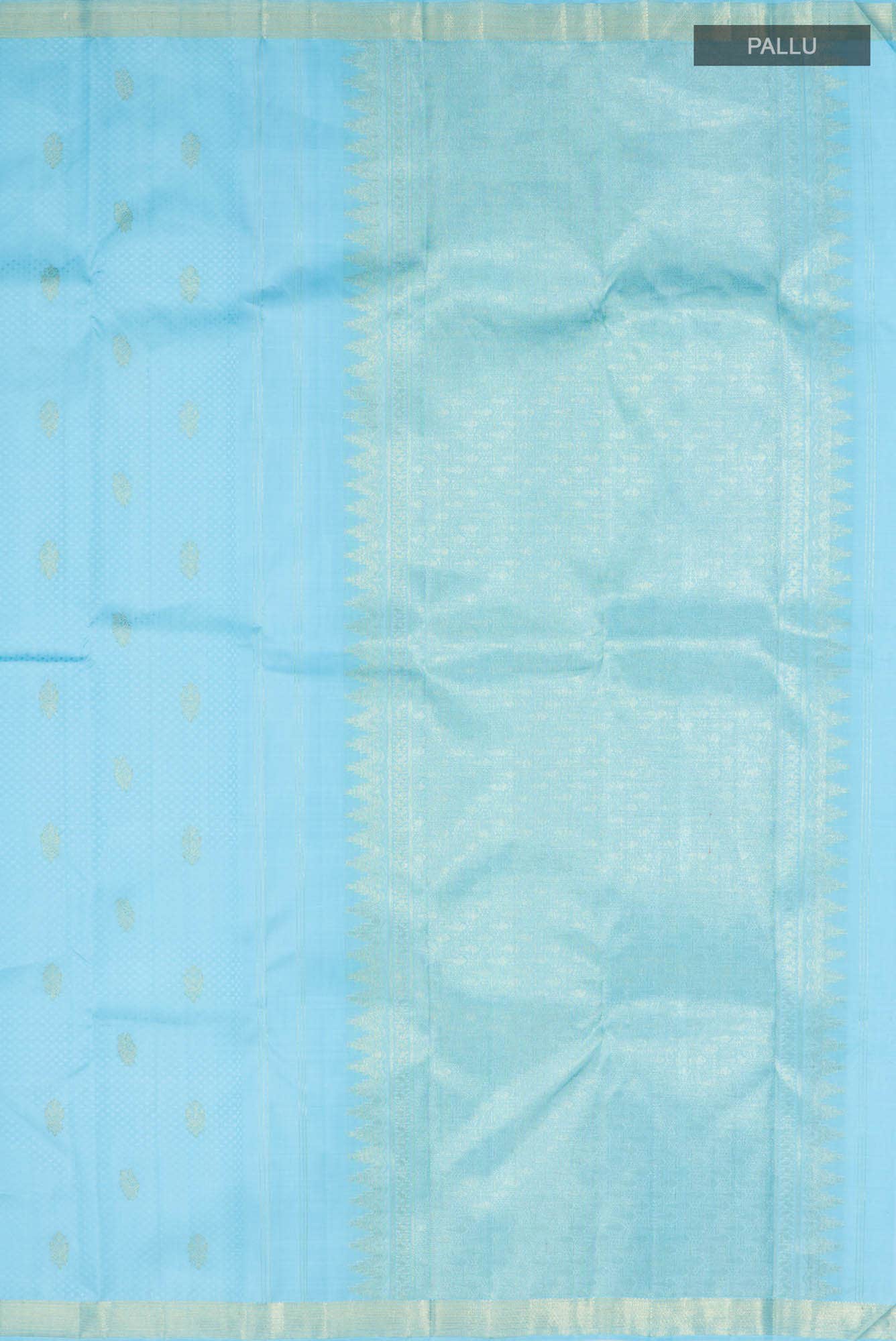 Blue Kanchipuram Silk Saree