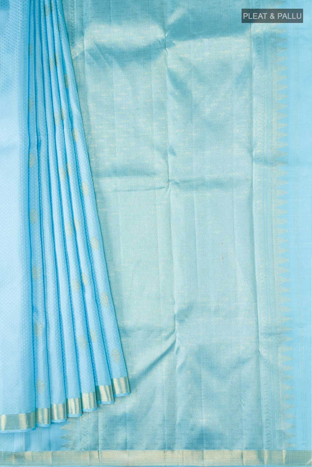 Blue Kanchipuram Silk Saree