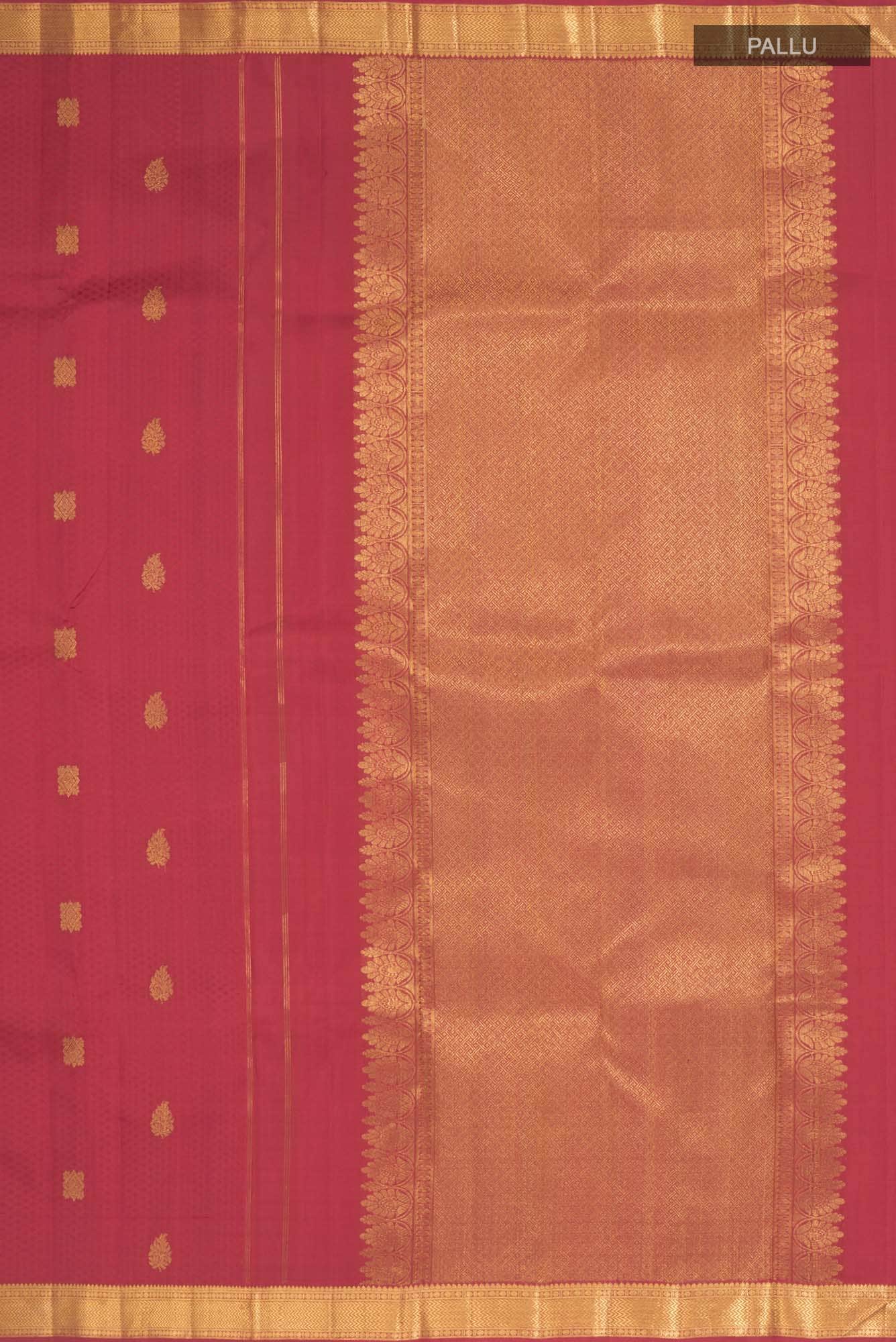 Maroon Kanchipuram Silk Saree