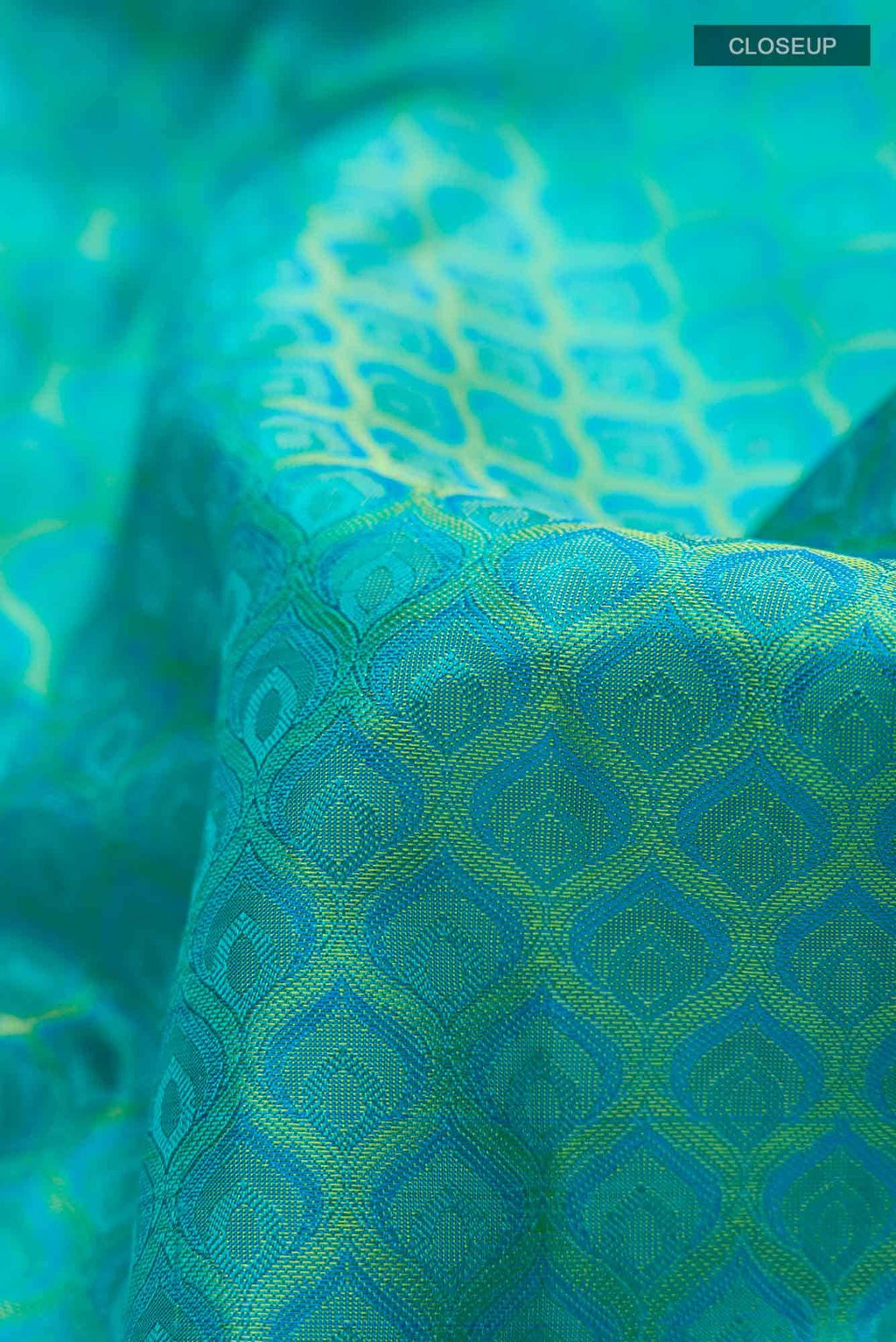 Blue Kanchipuram Silk Saree