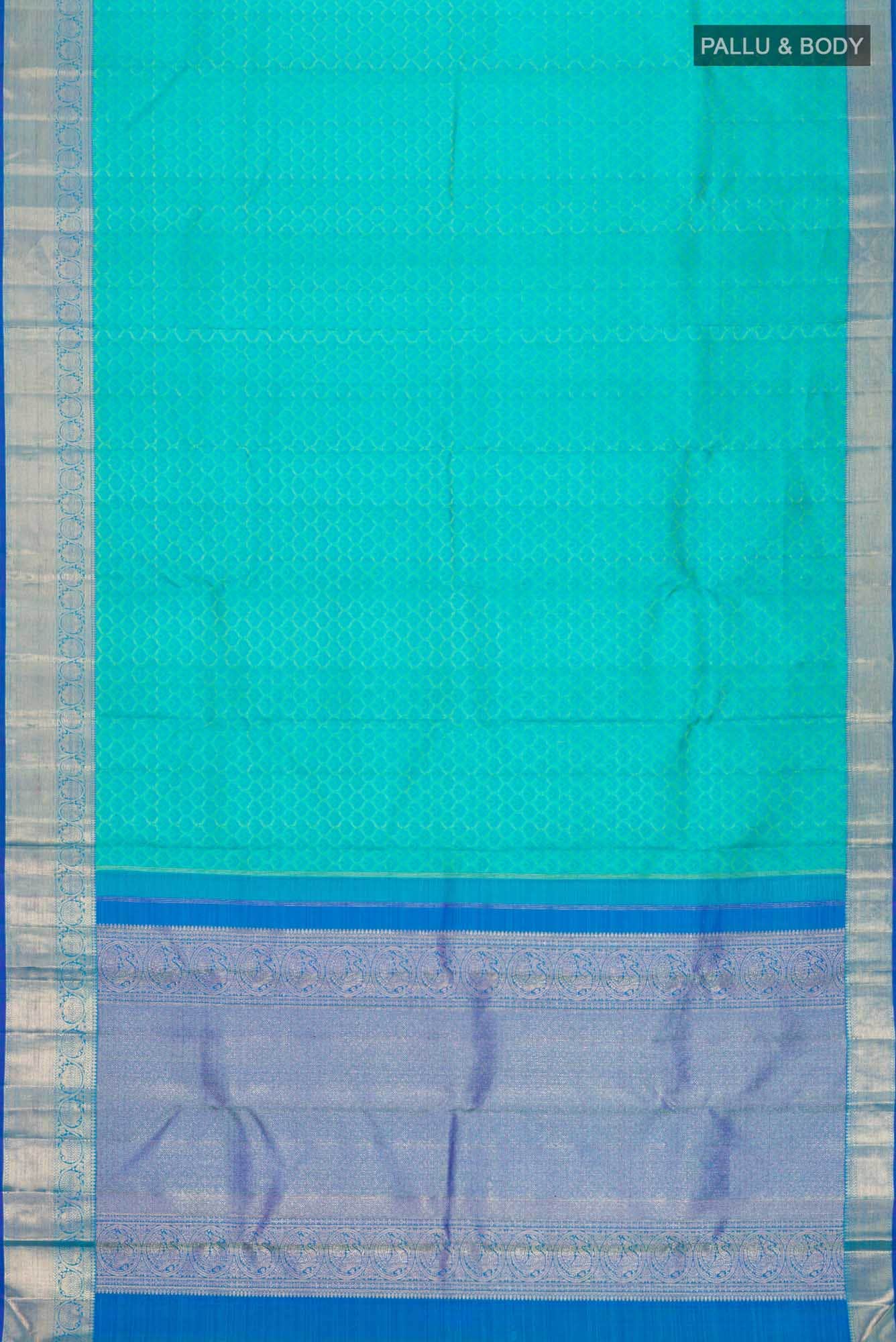 Blue Kanchipuram Silk Saree