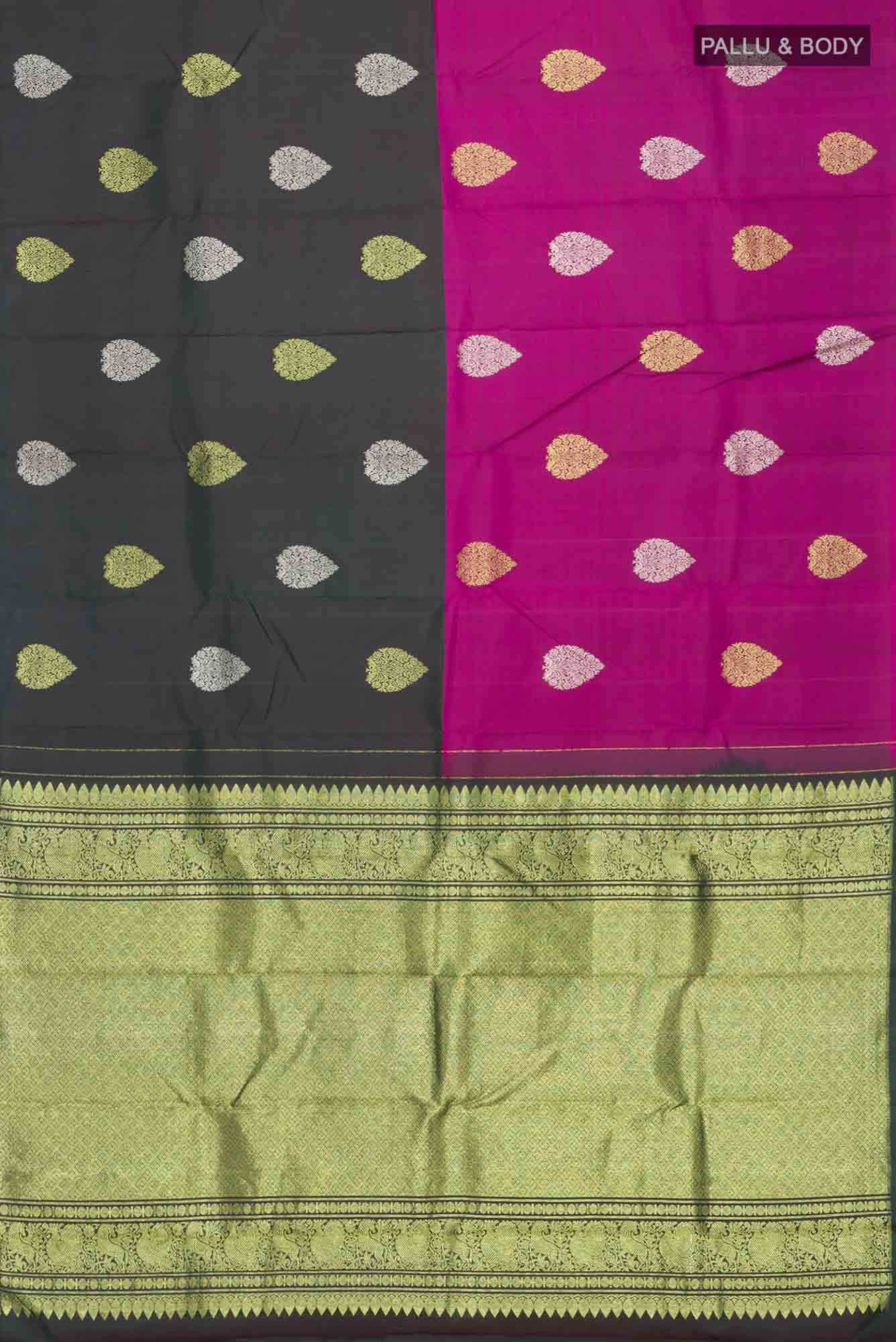 Multi Kanchipuram Silk Saree