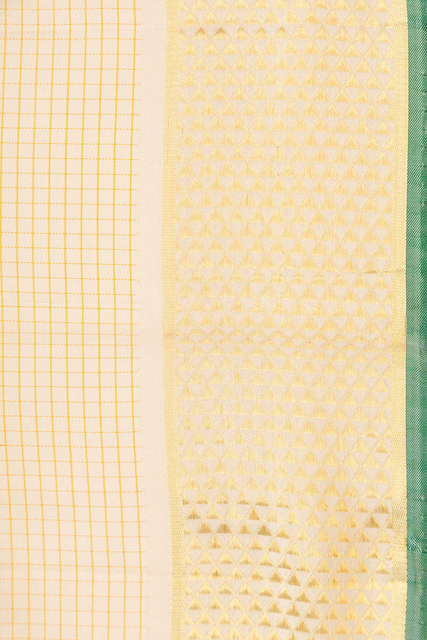 Pure Silk Pure Zari Sandal Kanchipuram Saree