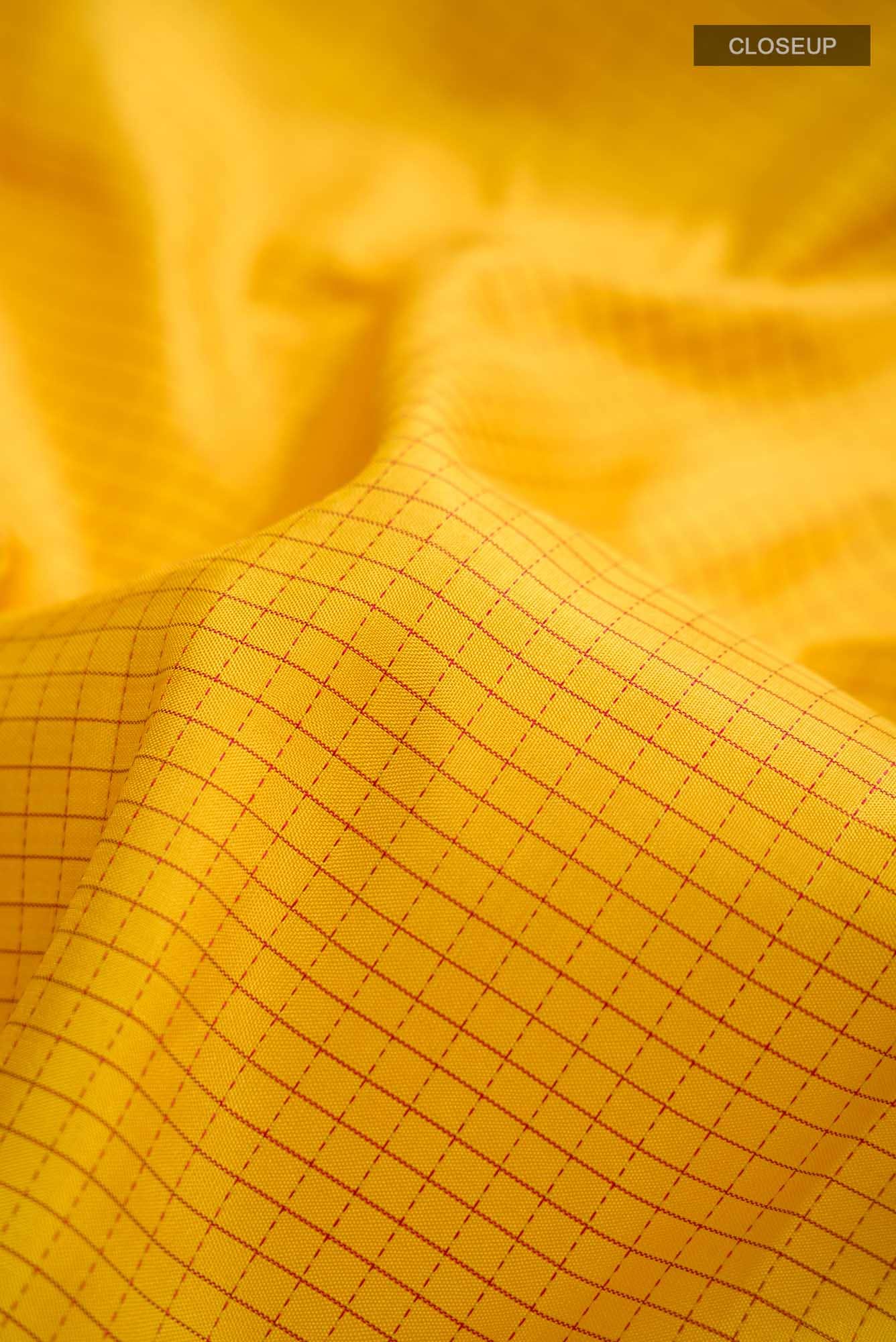 Yellow Kanchipuram Silk Saree