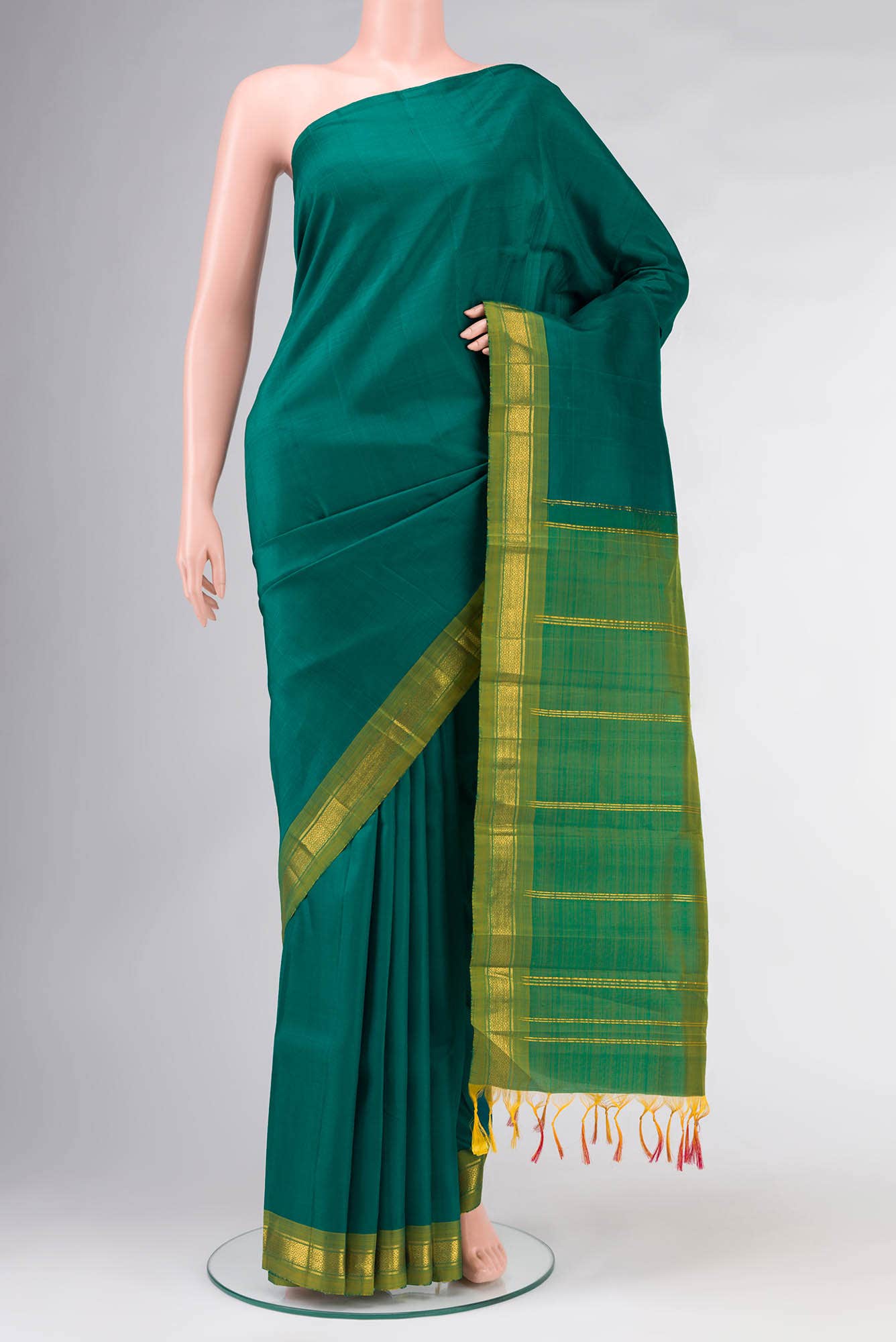 Green Kanchipuram Silk Saree