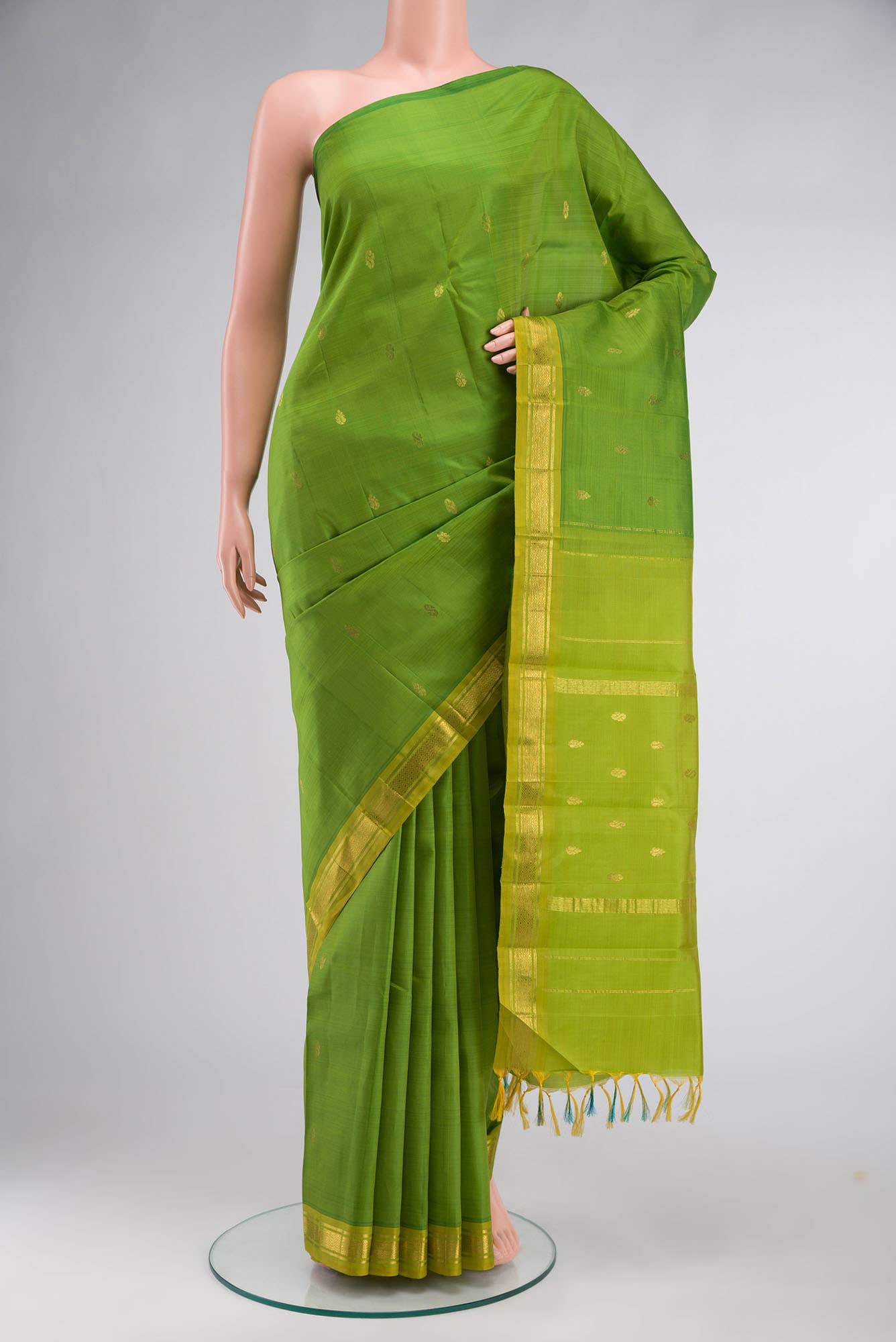Green Kanchipuram Silk Saree