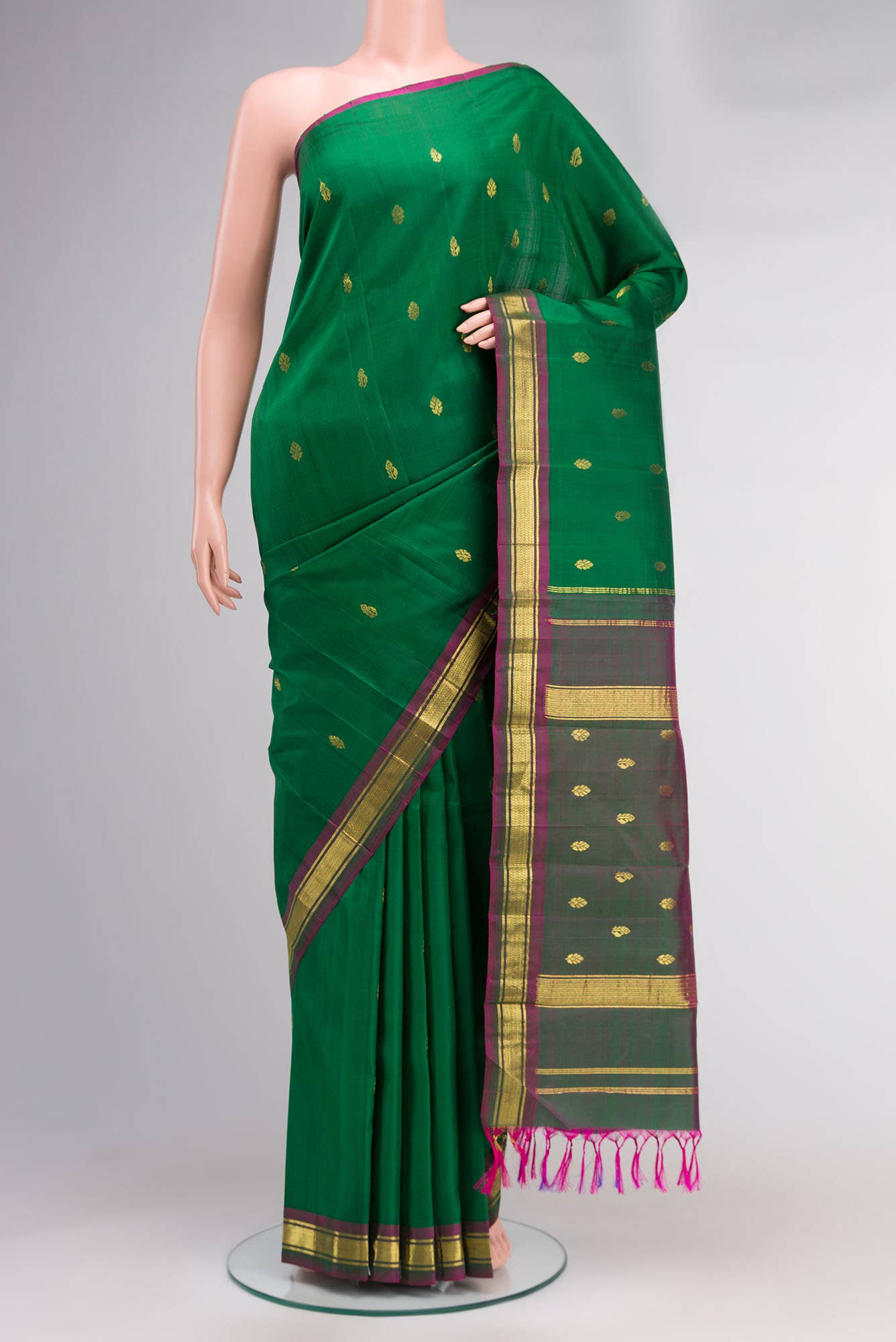 Green Kanchipuram Silk Saree