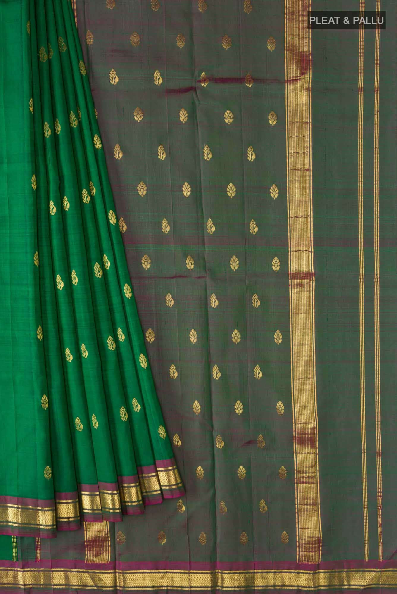 Green Kanchipuram Silk Saree