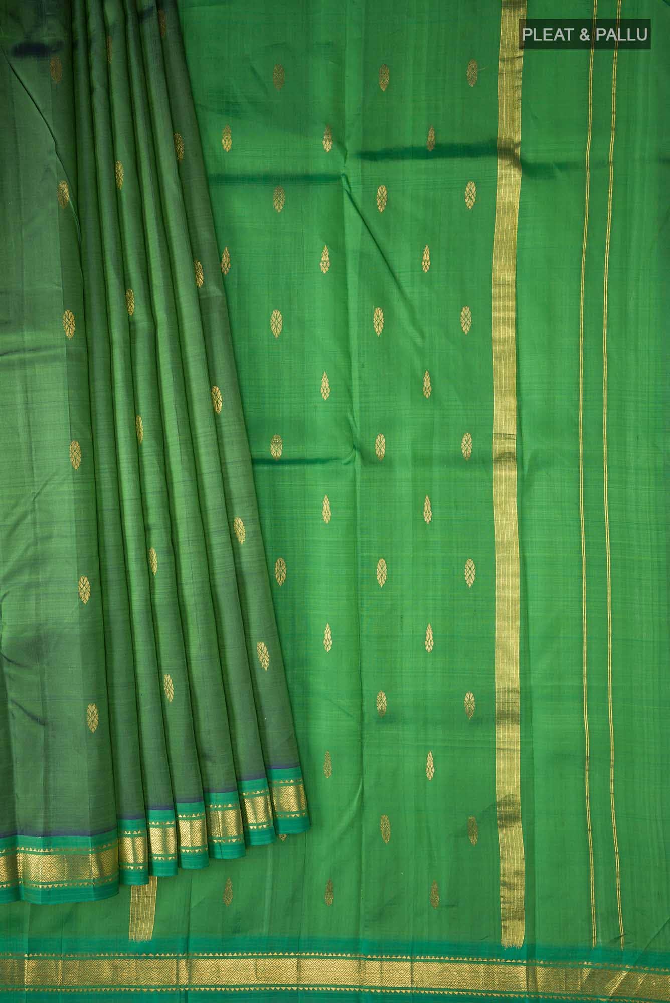 Green Kanchipuram Silk Saree