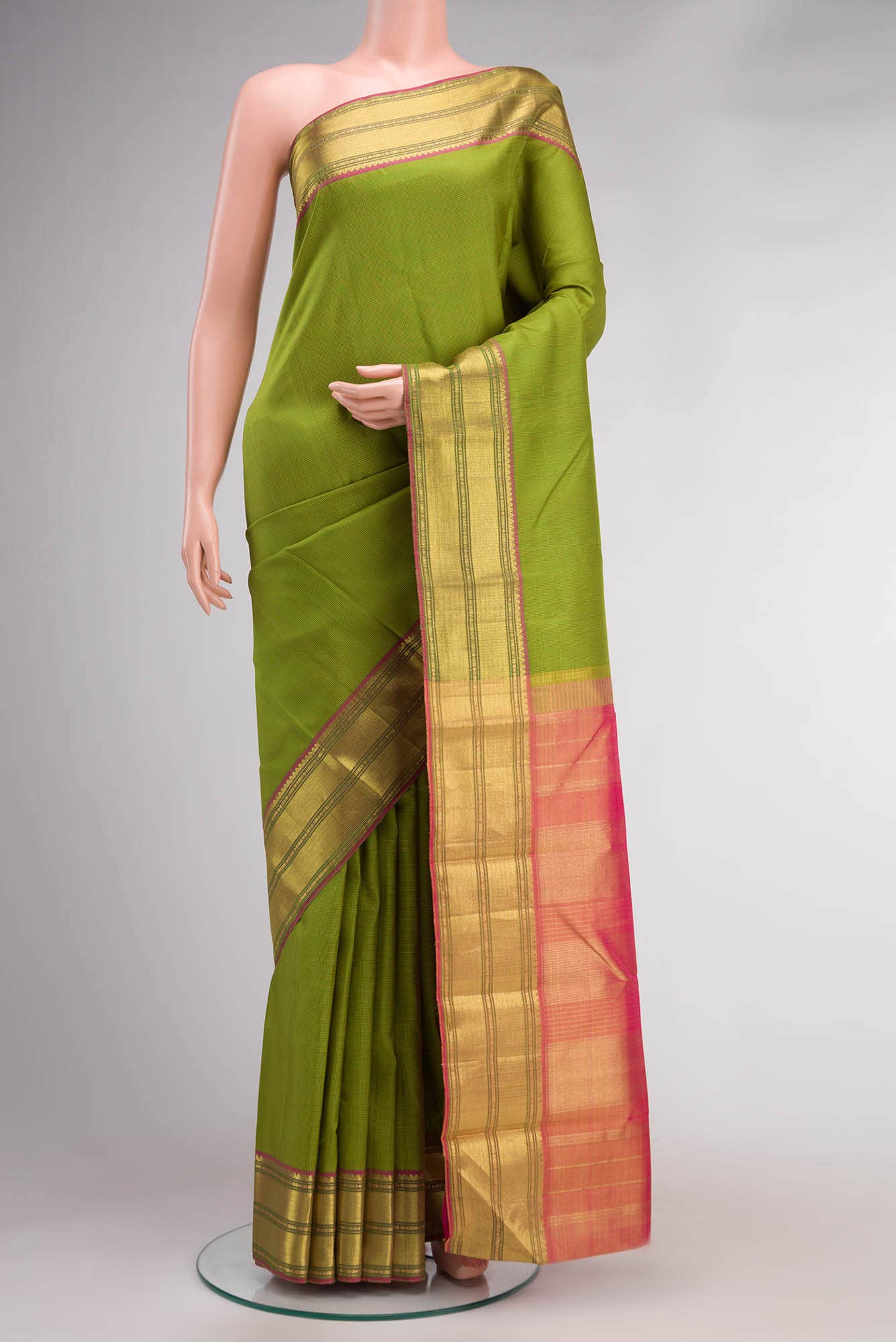Green Kanchipuram Silk Saree