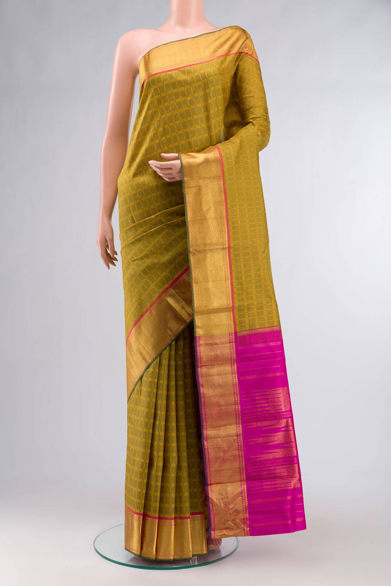 Green Kanchipuram Silk Saree
