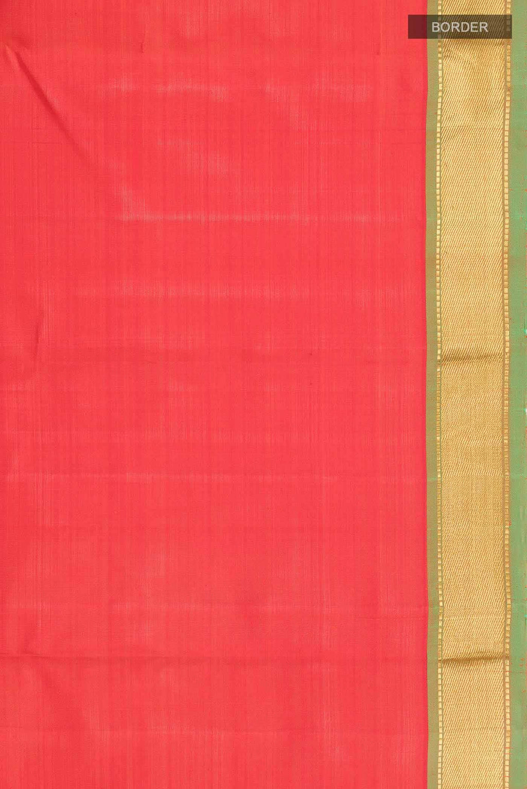 Orange Kanchipuram Silk Saree