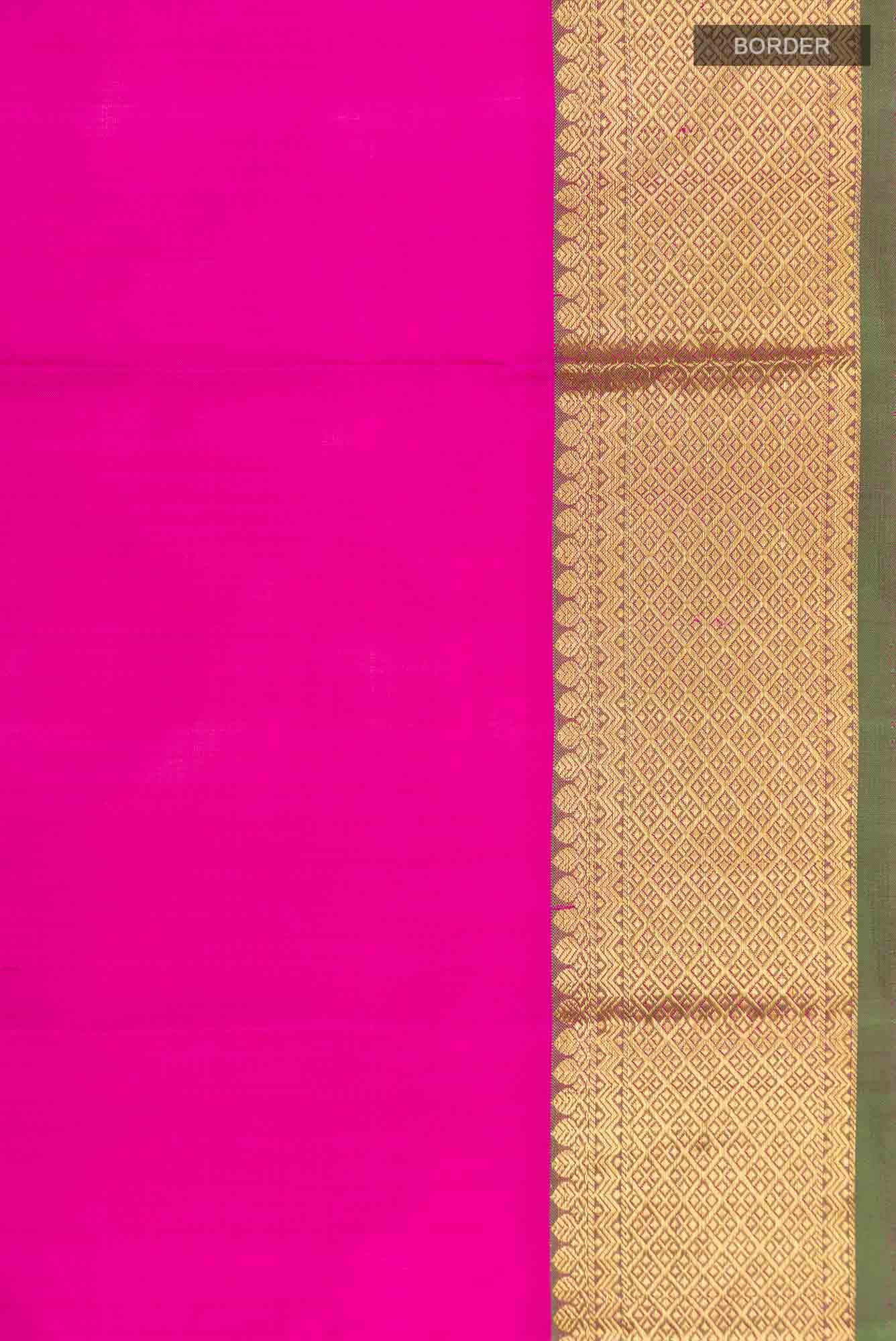 Pink Kanchipuram Silk Saree