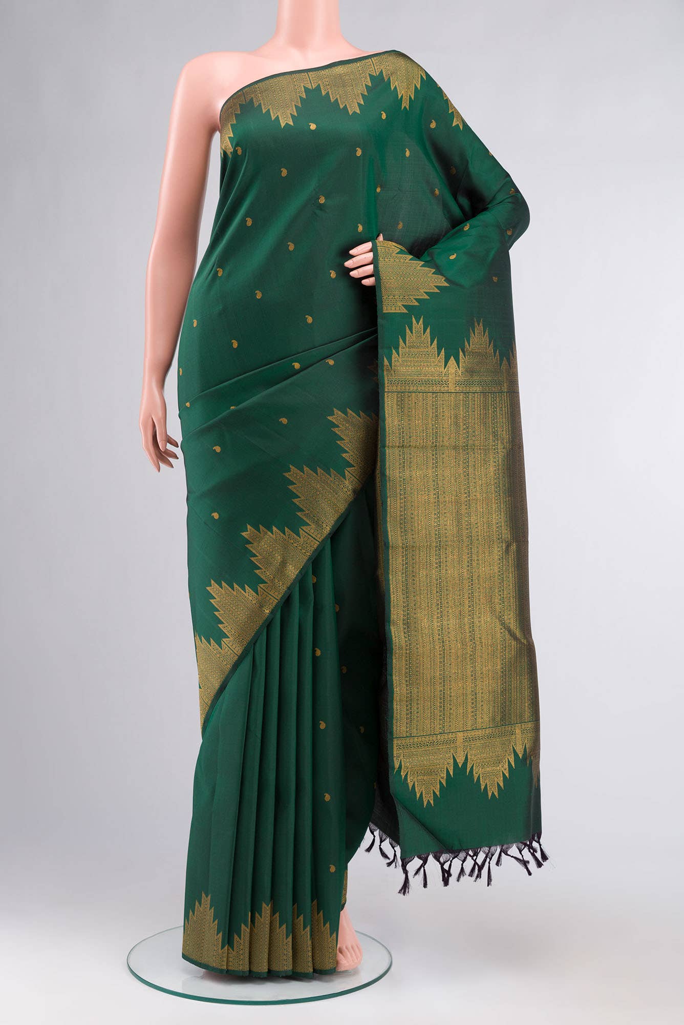 Green Kanchipuram Silk Saree