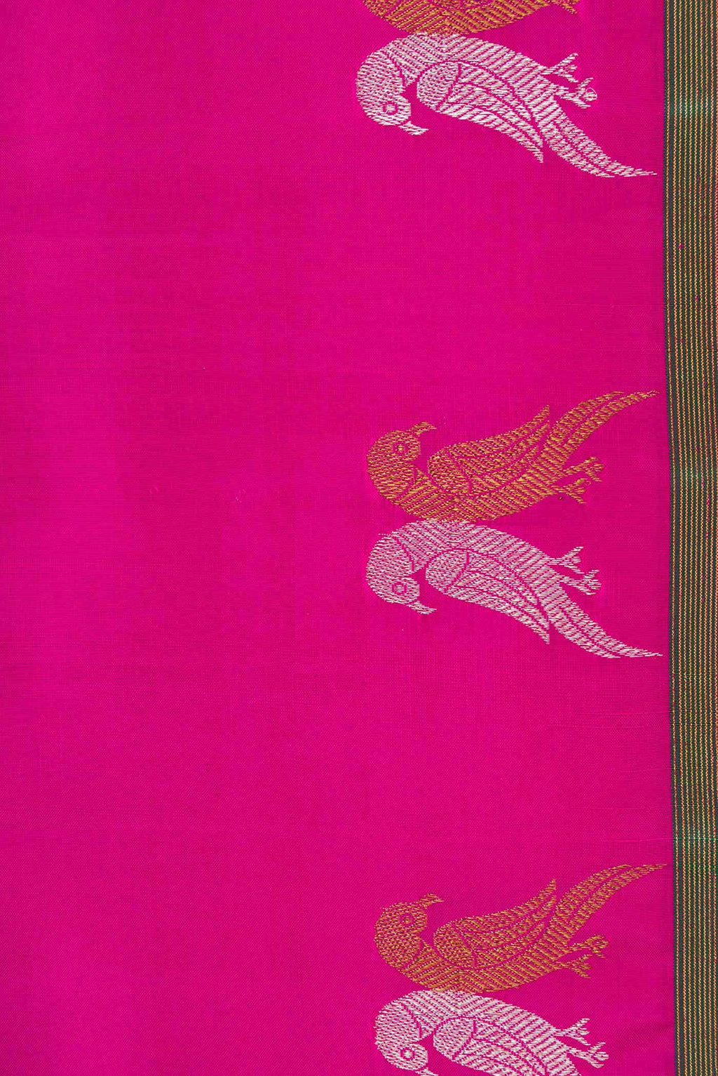 Rani Pink Kanchipuram Silk Saree