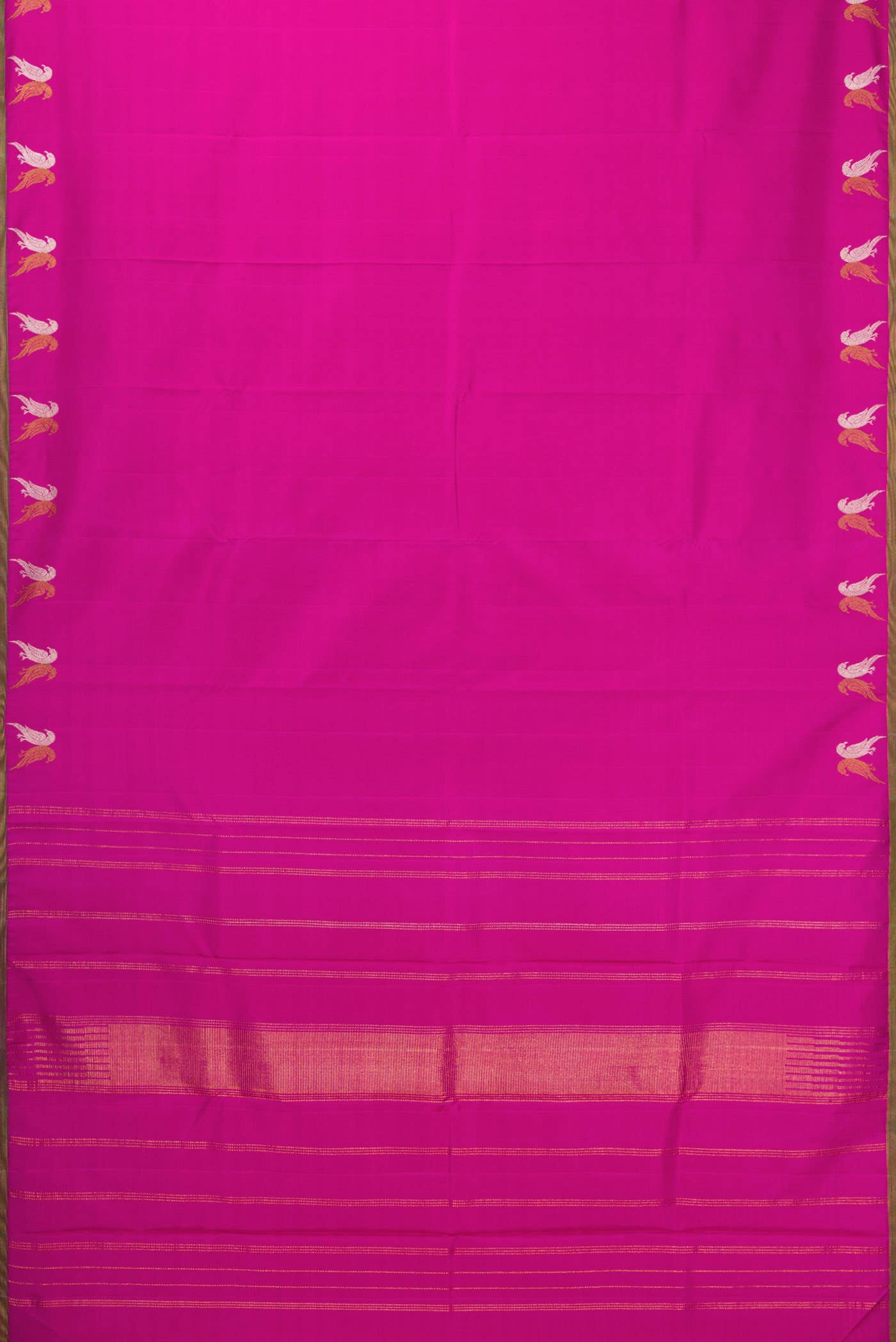 Rani Pink Kanchipuram Silk Saree