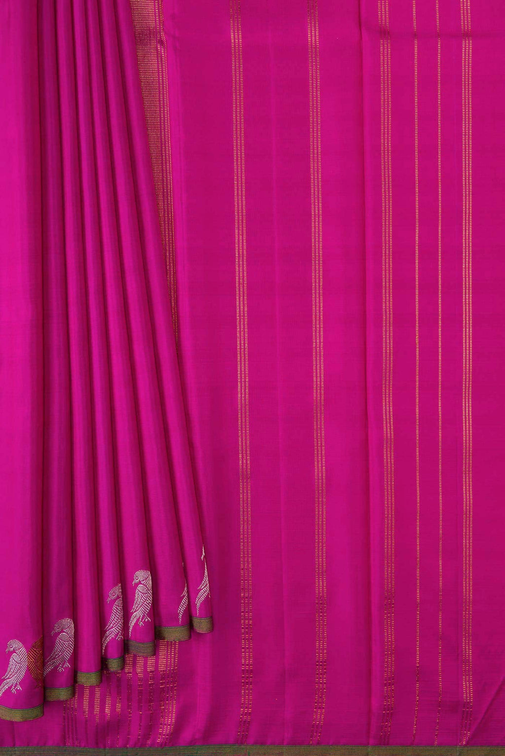 Rani Pink Kanchipuram Silk Saree