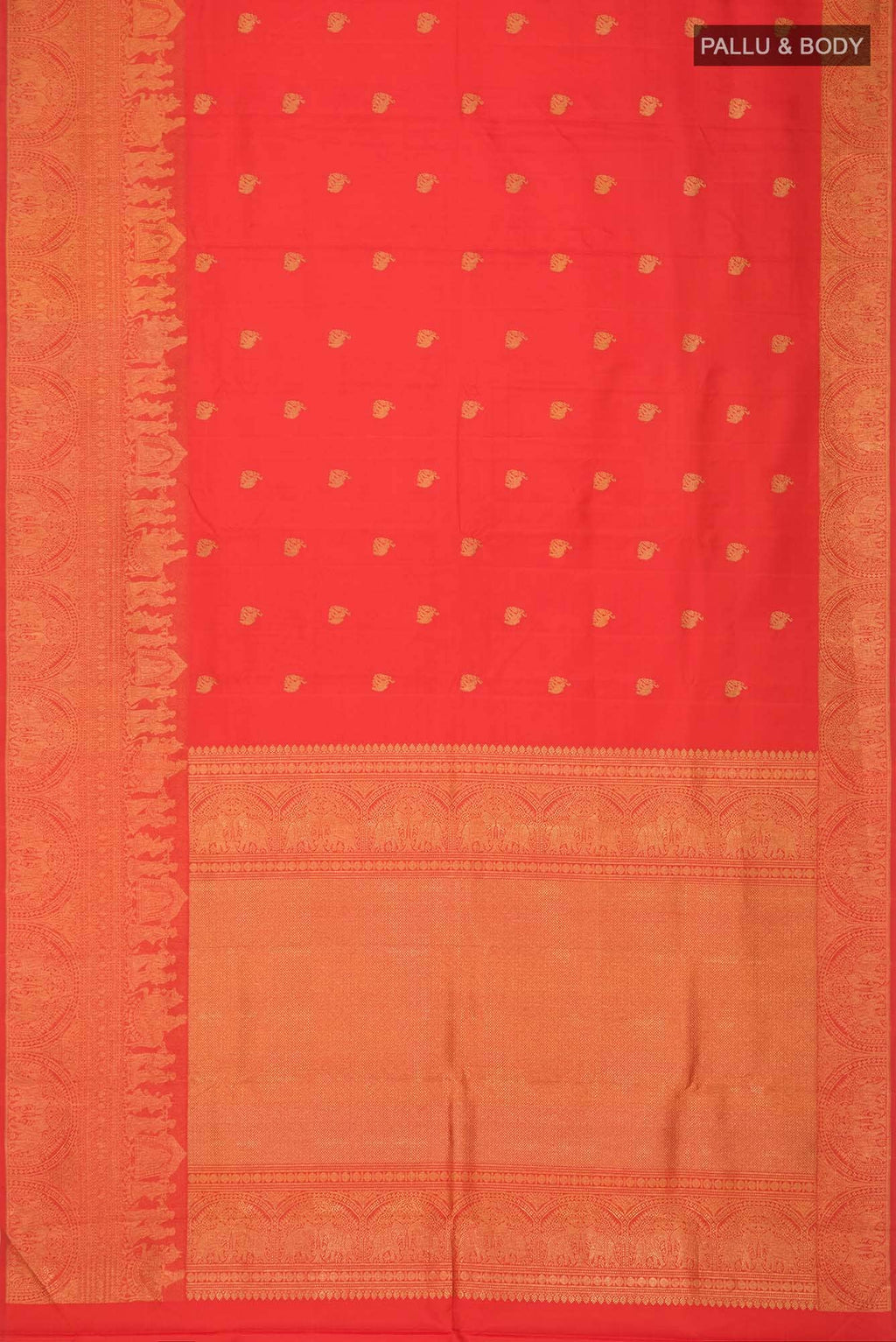 Red Kanchipuram Silk Saree