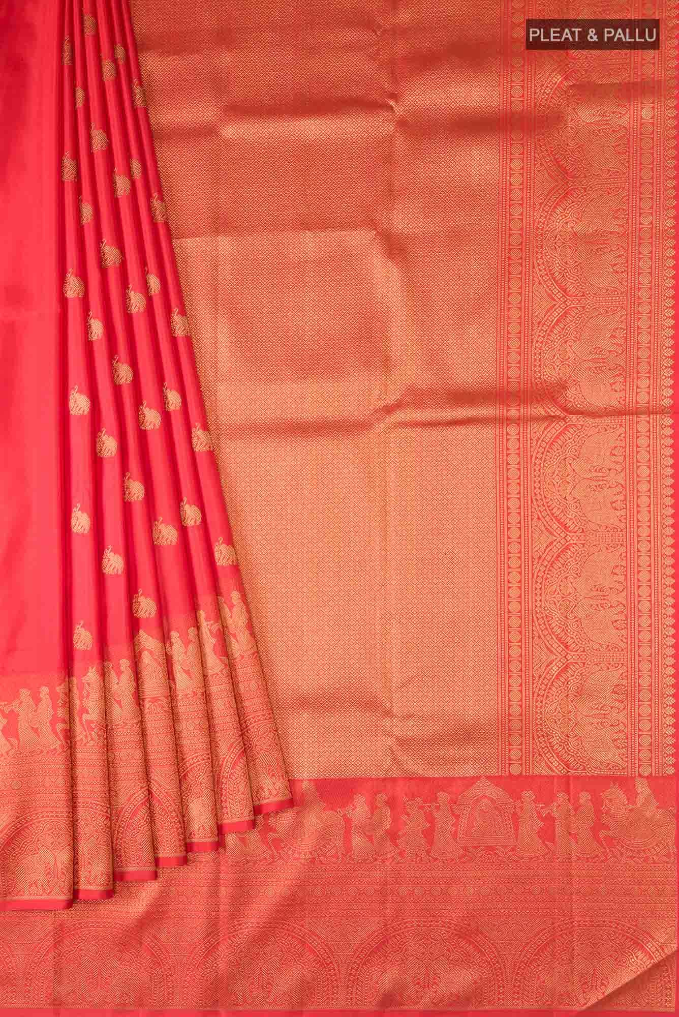 Red Kanchipuram Silk Saree