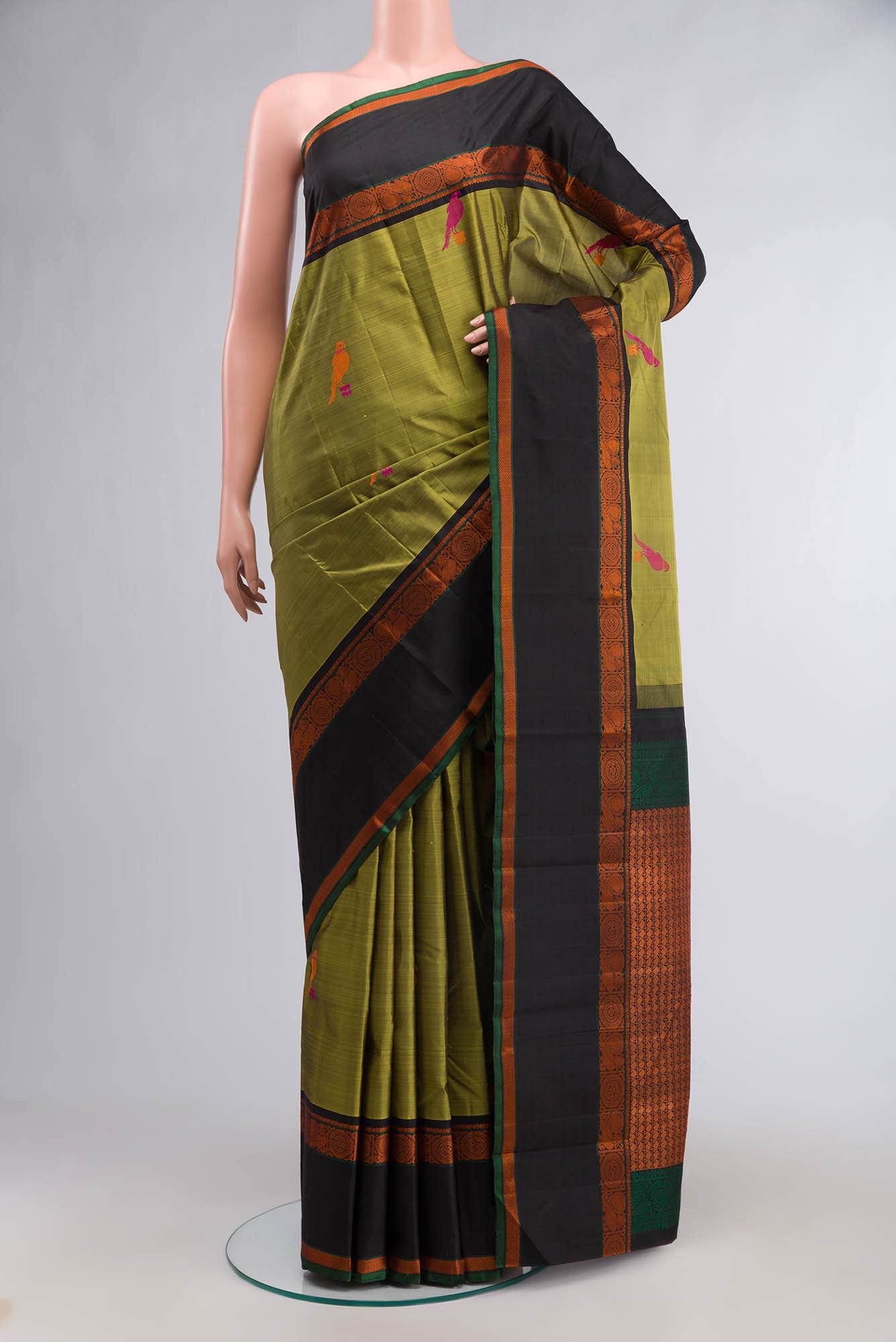 Green Kanchipuram Silk Saree