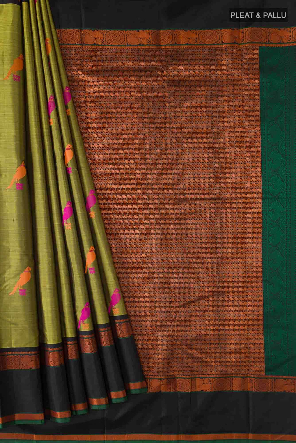 Green Kanchipuram Silk Saree
