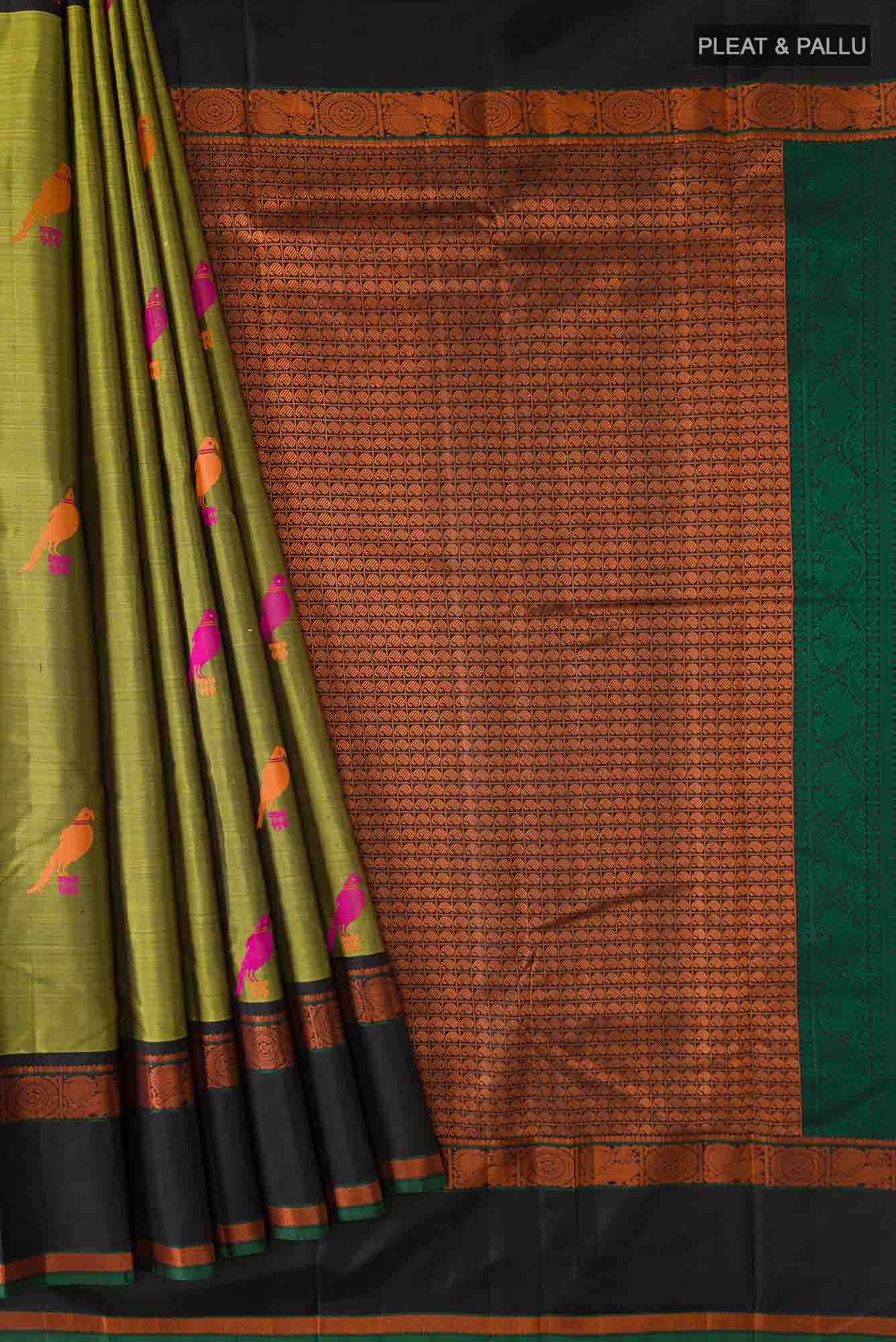 Green Kanchipuram Silk Saree