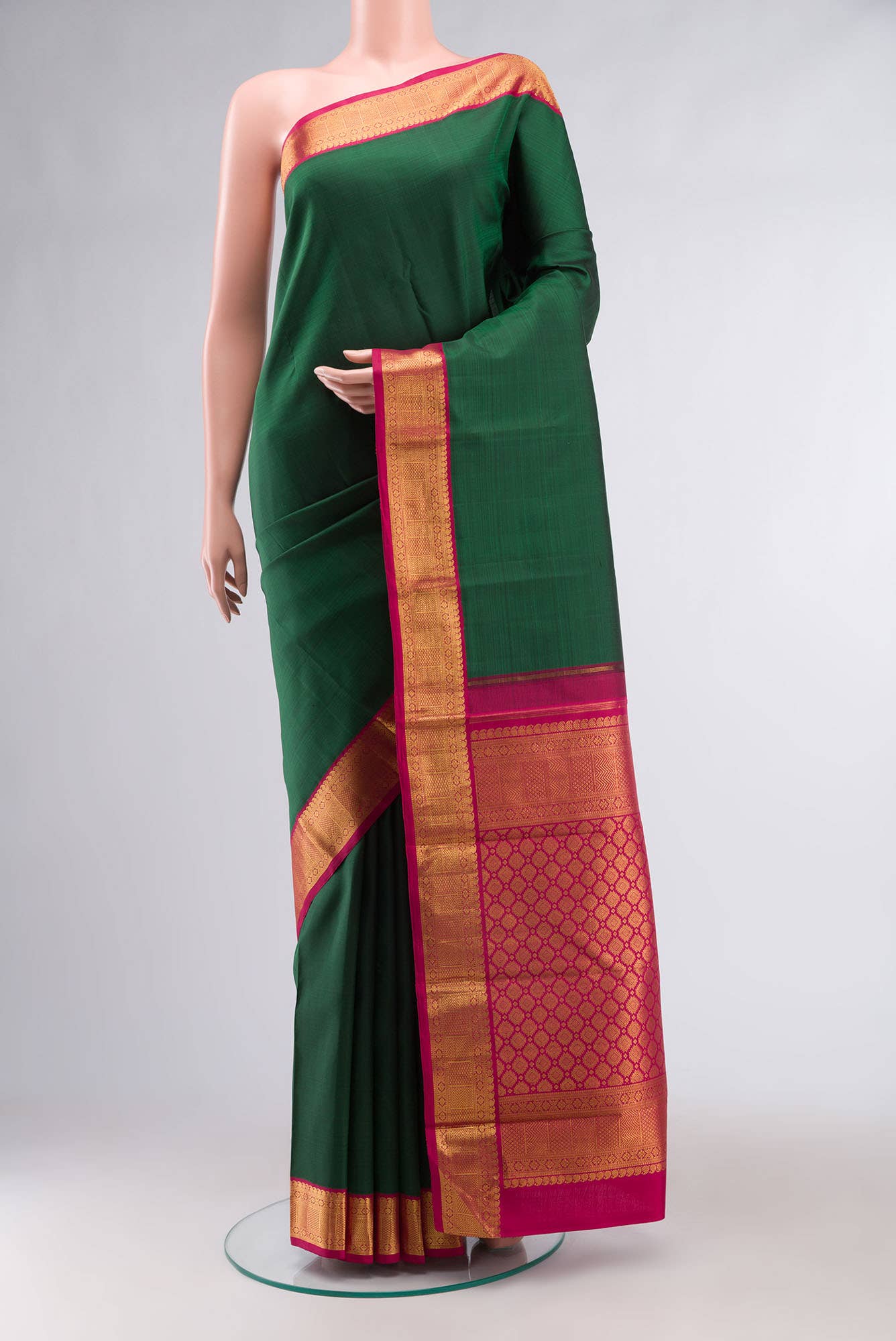 Green Kanchipuram Silk Saree