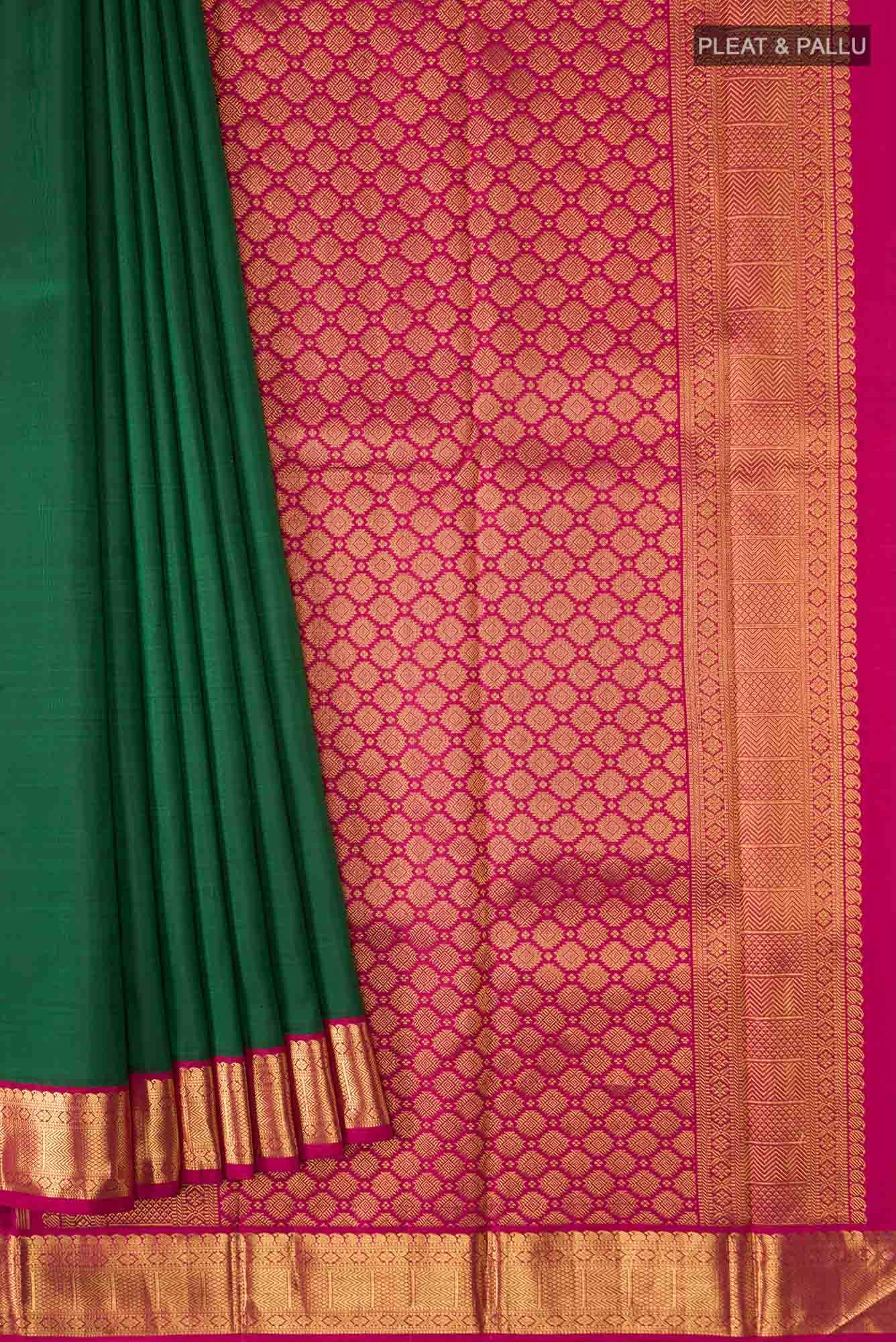 Green Kanchipuram Silk Saree