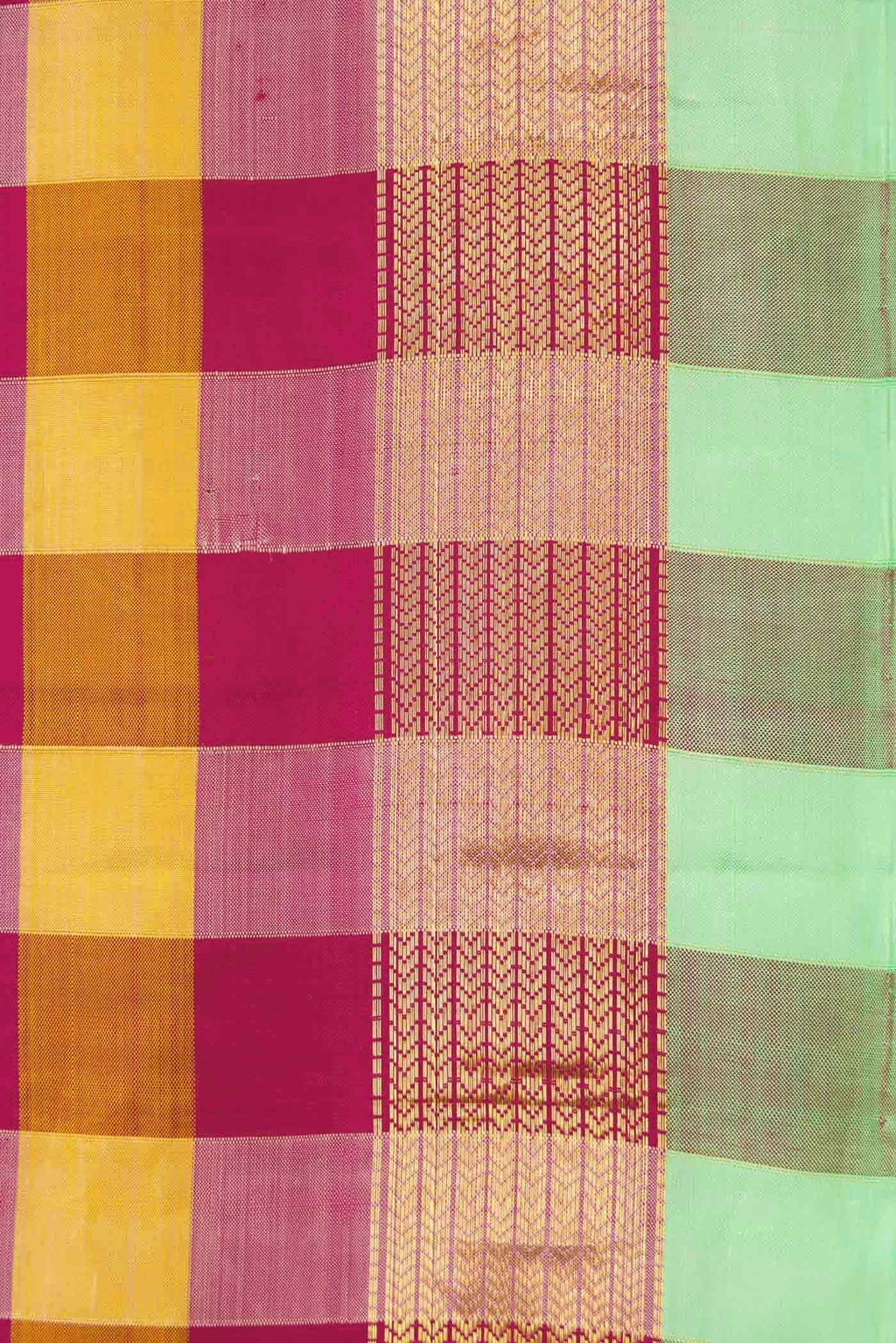 Pure Silk Pure Zari Multi Kanchipuram Saree