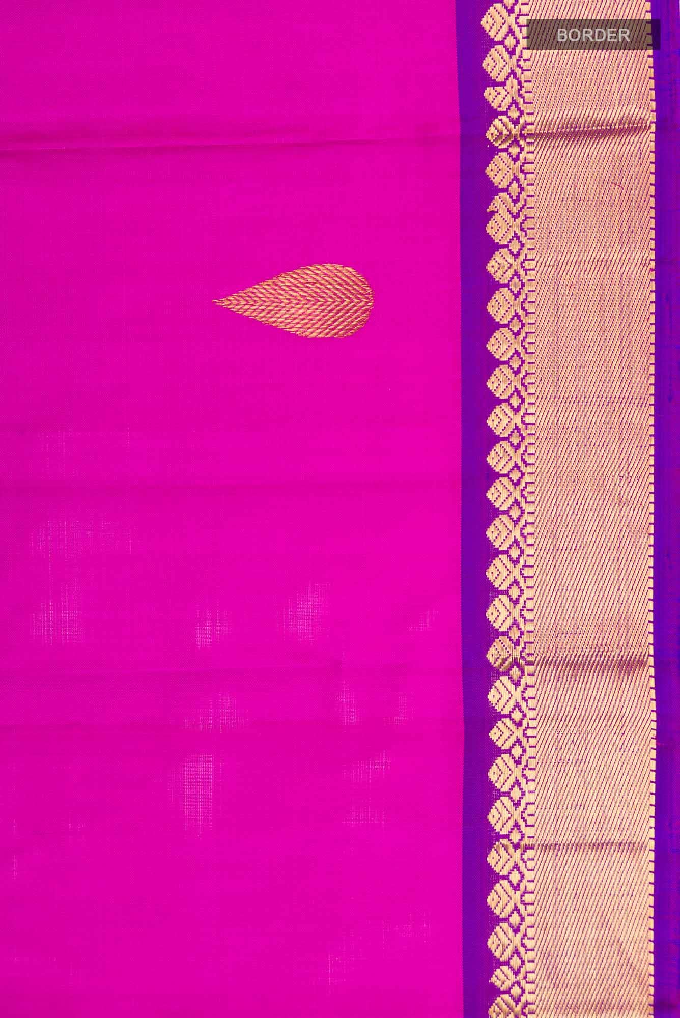 Rani Pink Kanchipuram Silk Saree