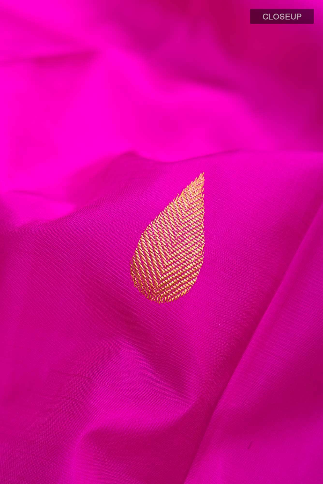 Pink Kanchipuram Silk Saree