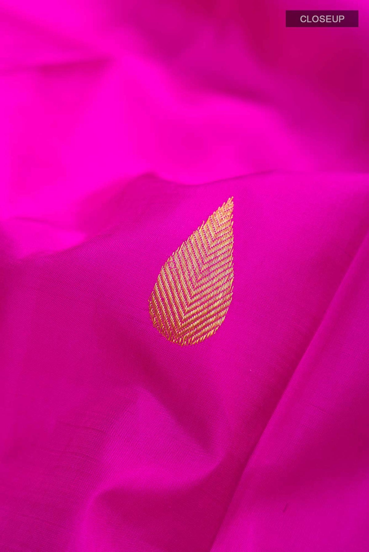 Rani Pink Kanchipuram Silk Saree