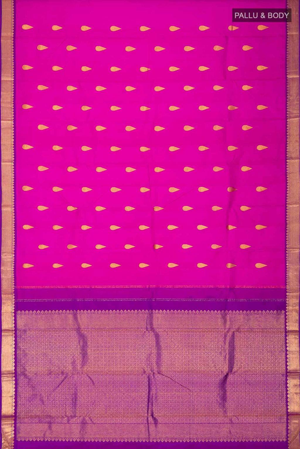 Pink Kanchipuram Silk Saree