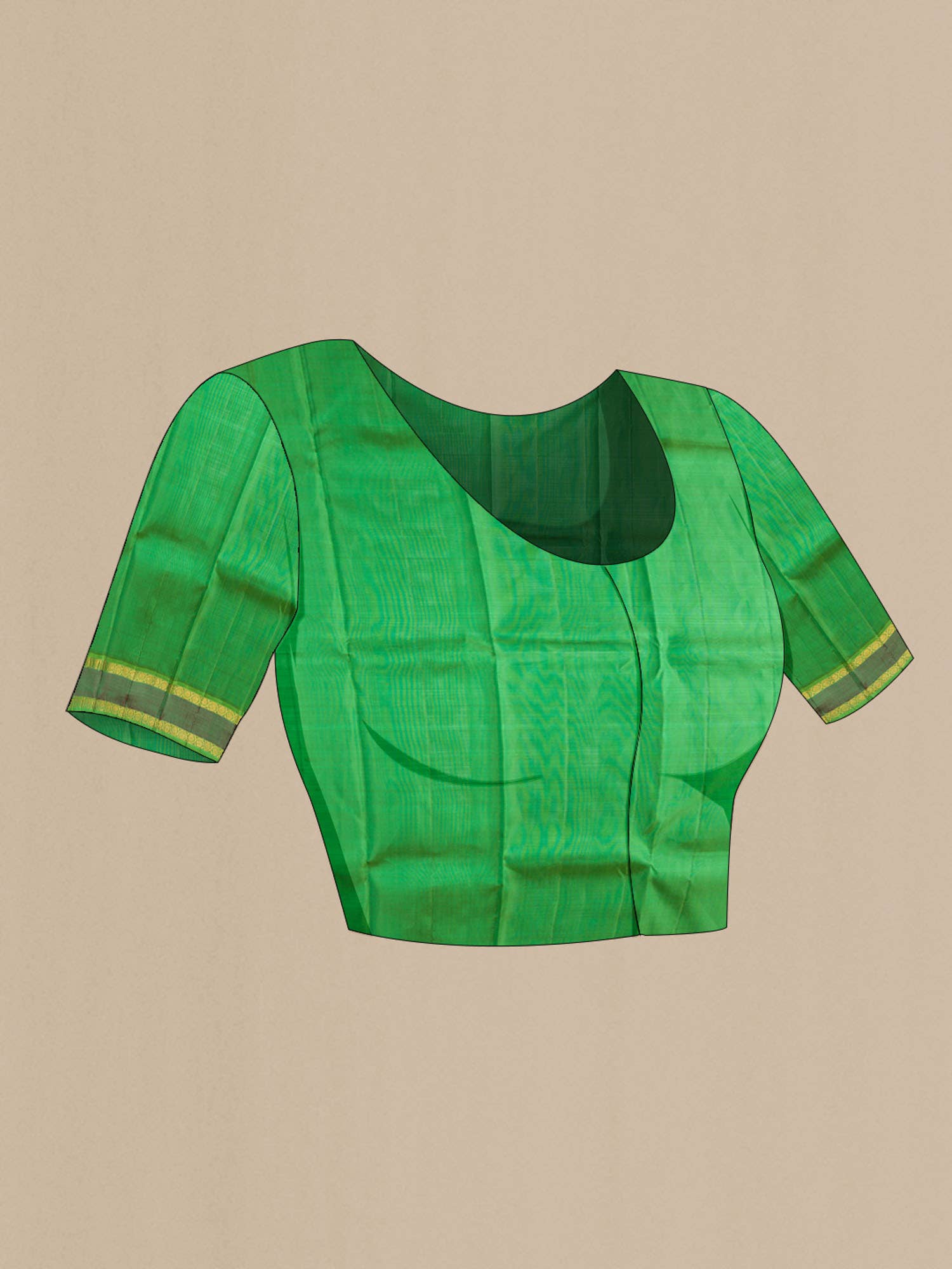 Yellow Kanchipuram Silk Saree
