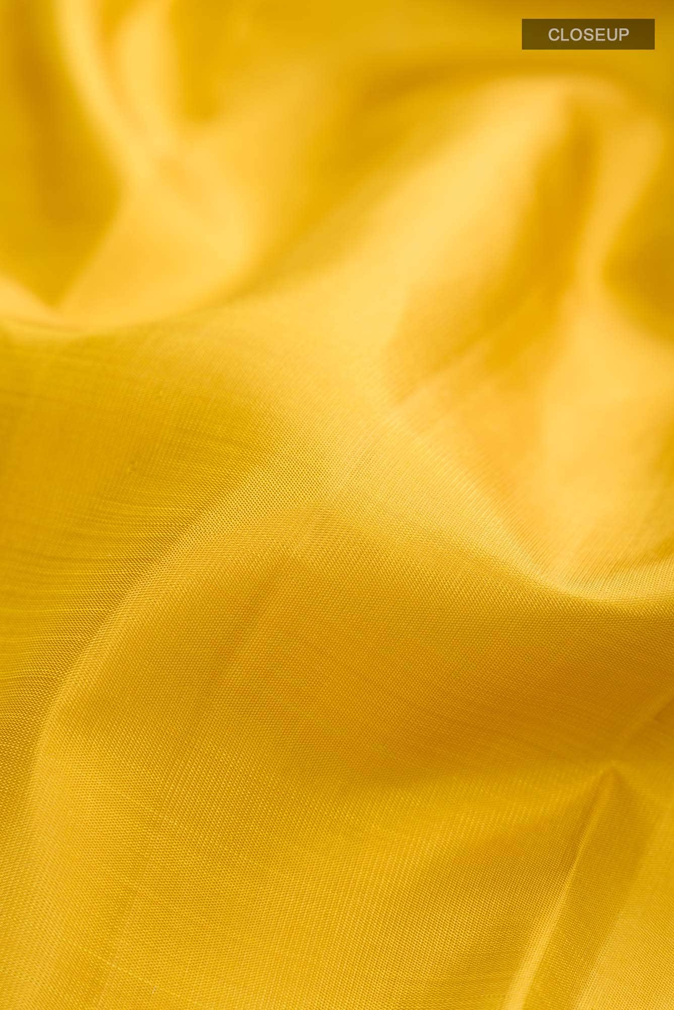 Yellow Kanchipuram Silk Saree
