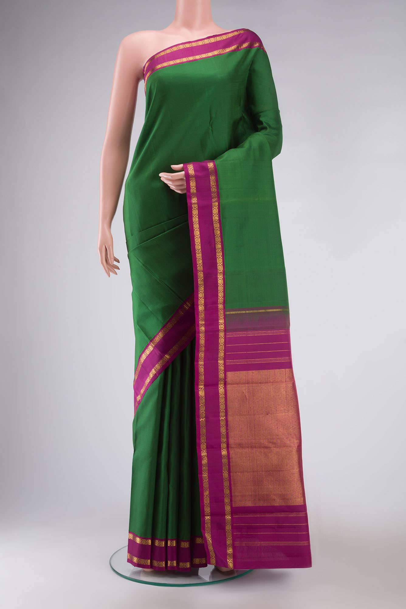 Green Kanchipuram Silk Saree
