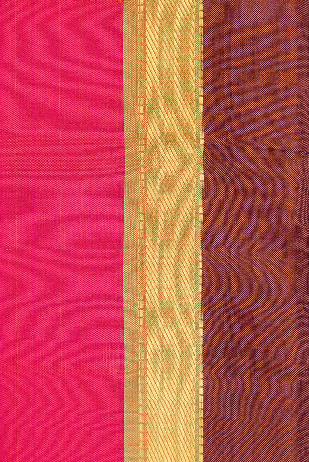 Pink Dual Tone Soft Silk Saree