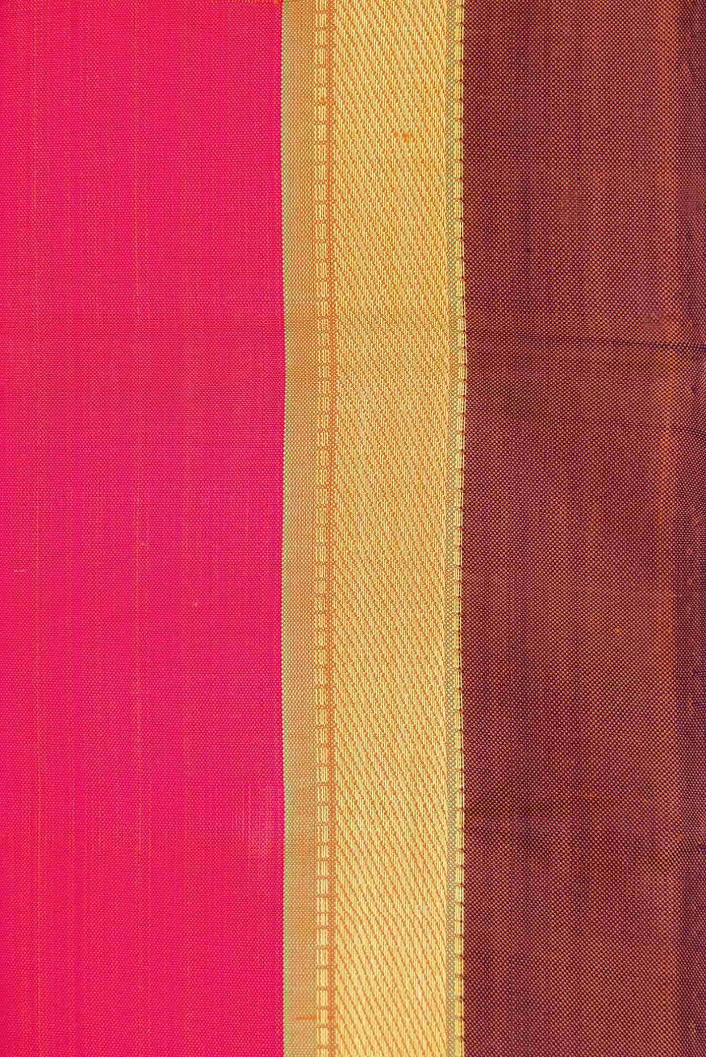 Pink Dual Tone Soft Silk Saree
