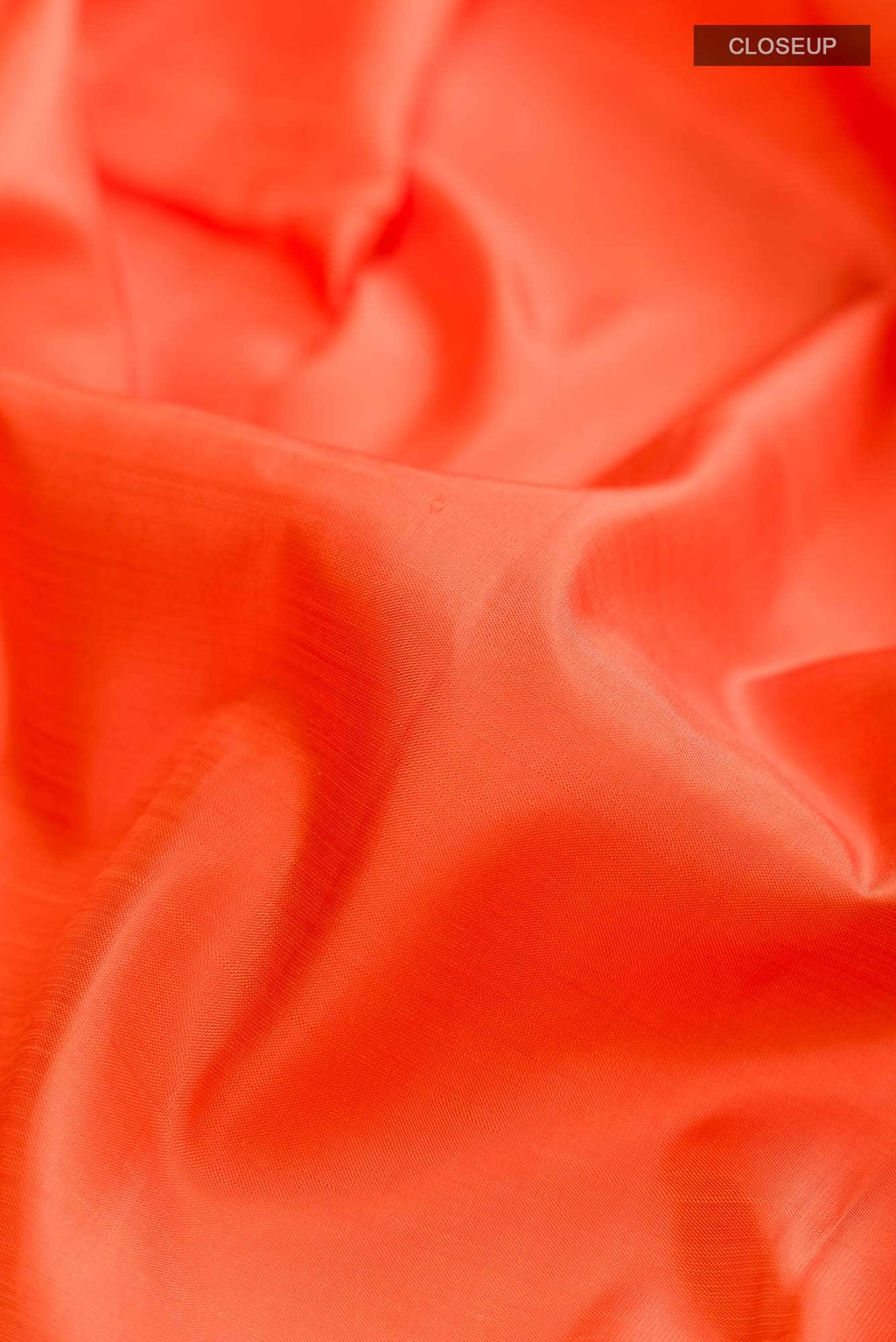Orange Kanchipuram Silk Saree