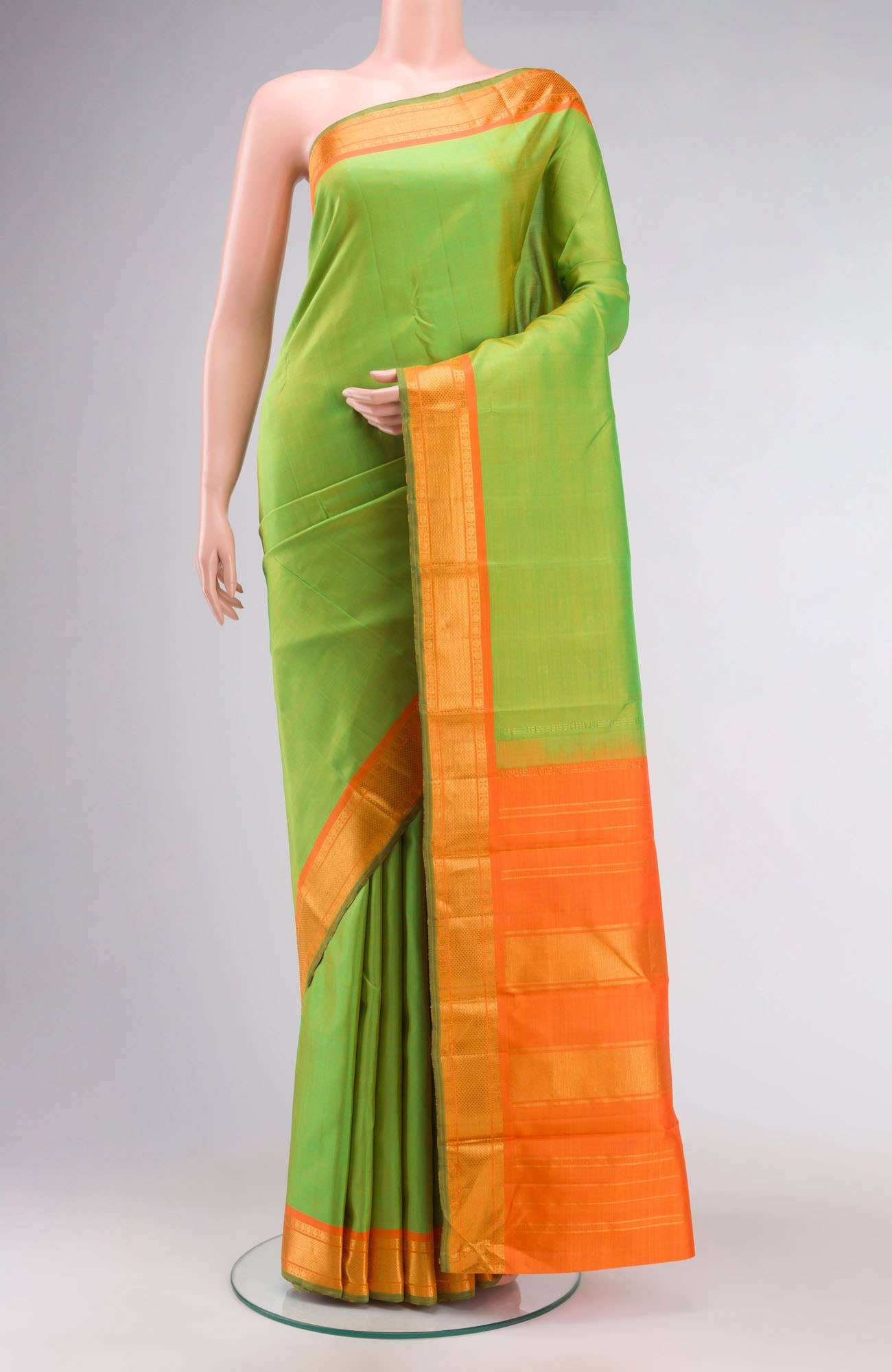 Green Kanchipuram Silk Saree