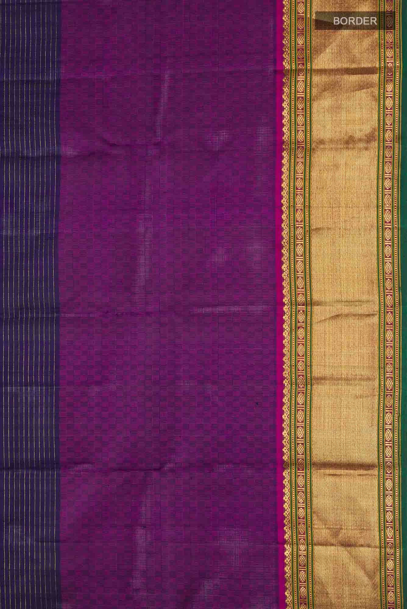 Blue Kanchipuram Silk Saree