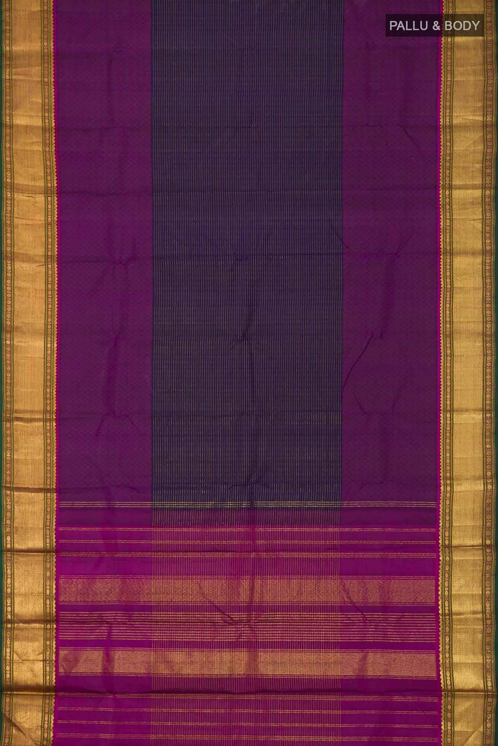 Blue Kanchipuram Silk Saree