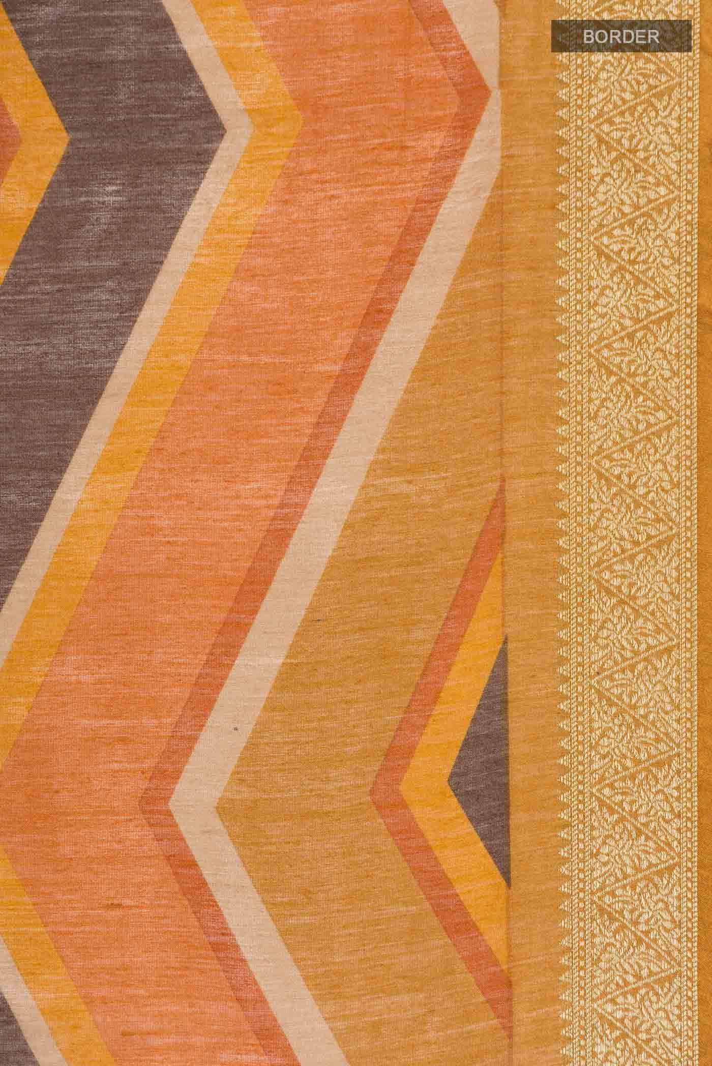 Multi Bhagalpuri Tussar Silk Saree