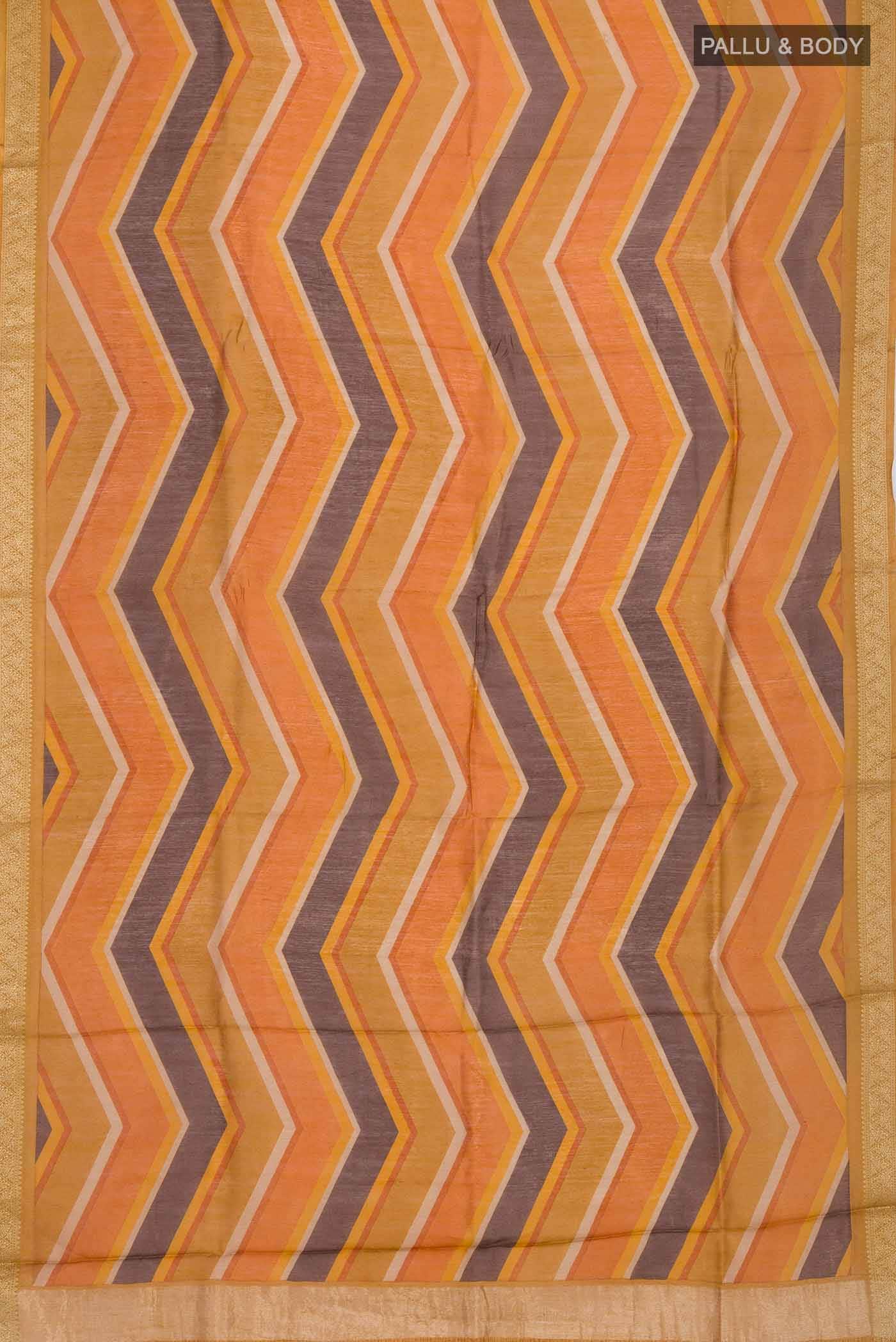 Multi Bhagalpuri Tussar Silk Saree
