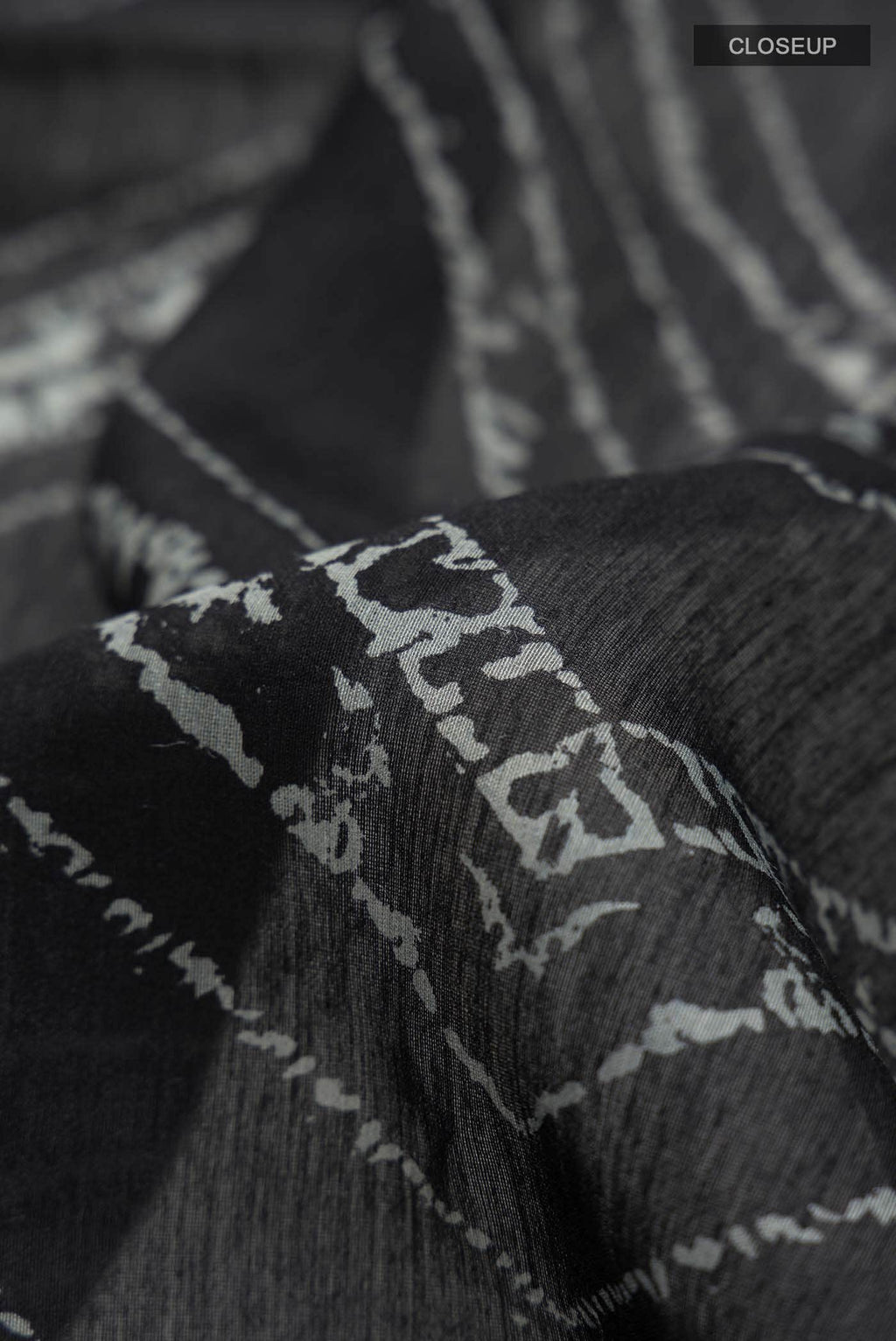 Black Bhagalpuri Tussar Silk Saree