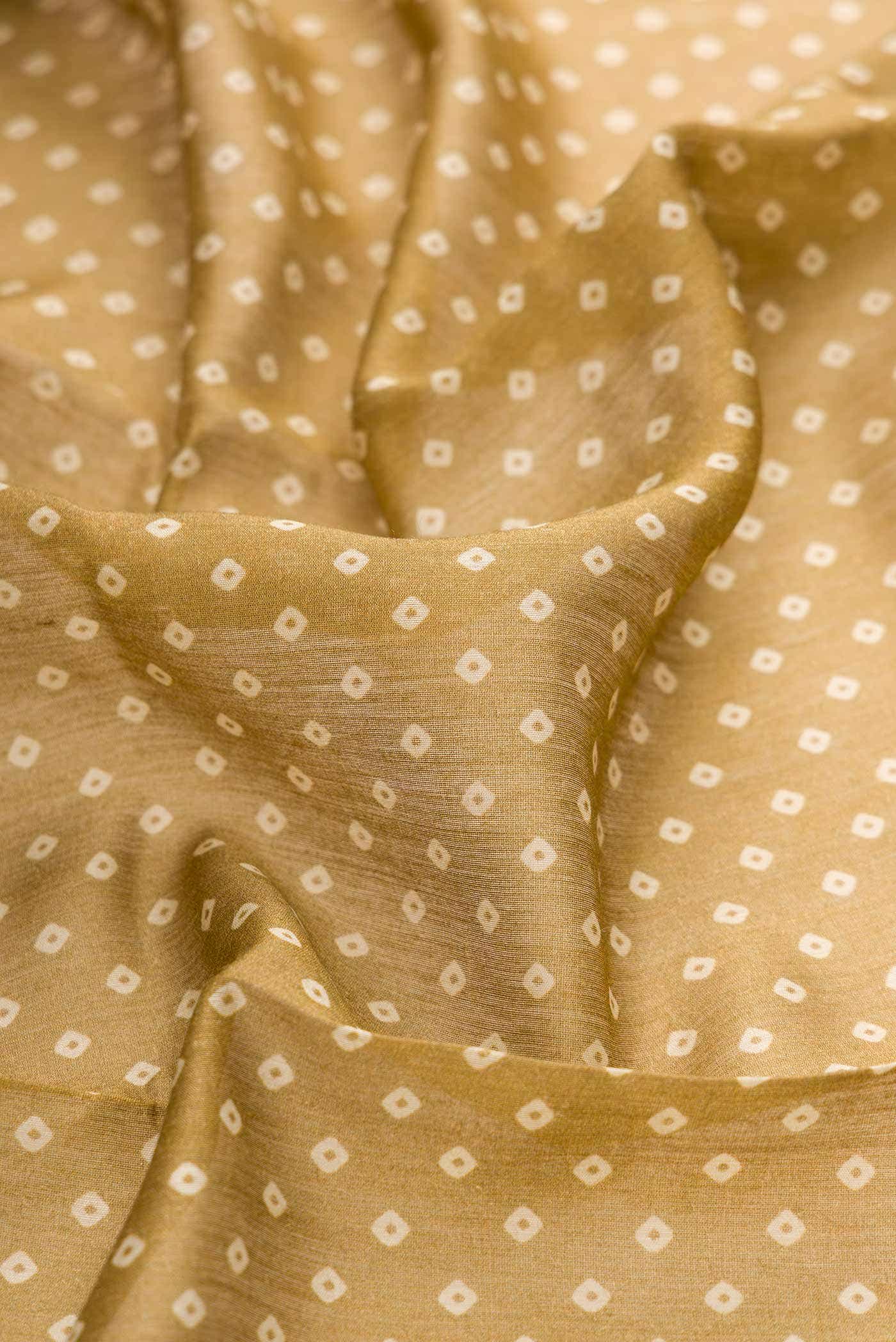 Mehandi Green Dual Tone Tussar Silk Saree