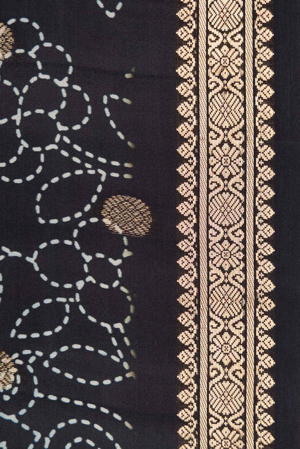 Black Kanchipuram Silk Saree
