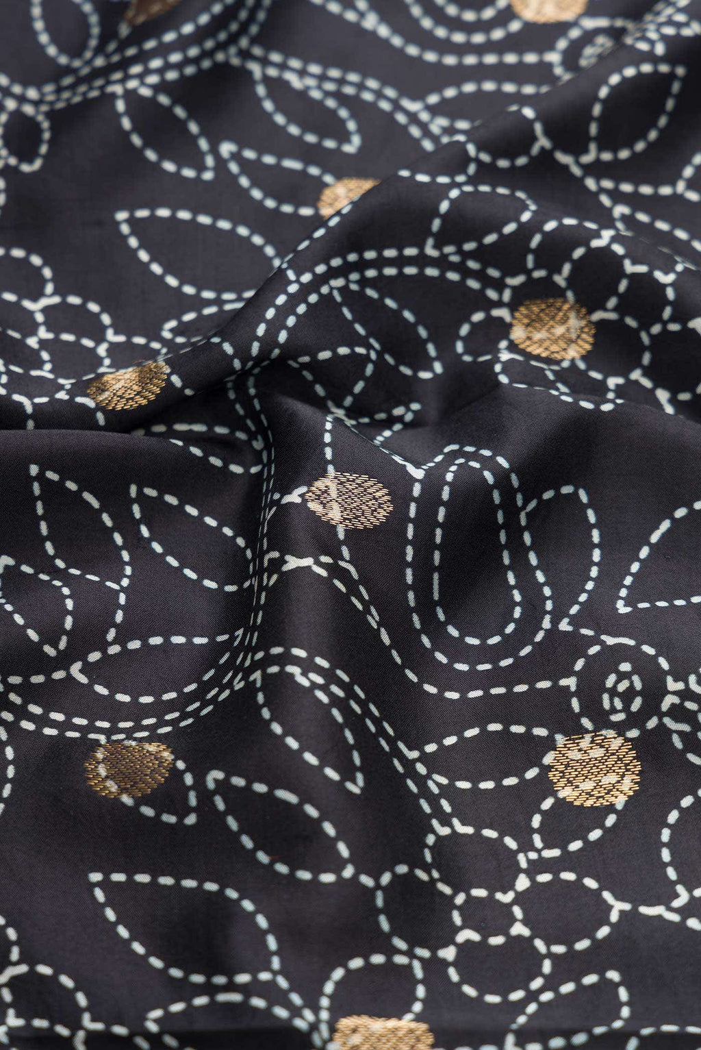Black Kanchipuram Silk Saree